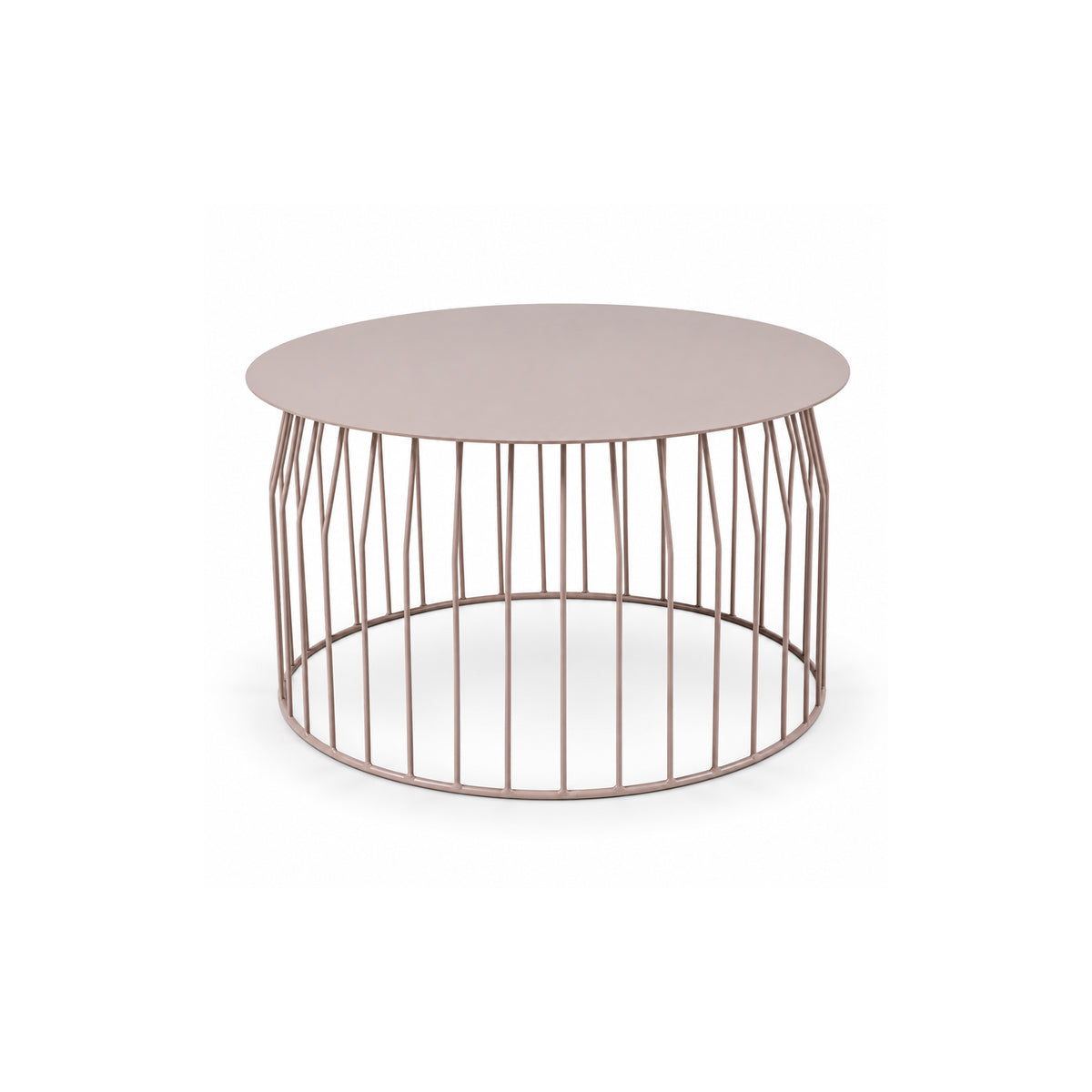 RUDI Wire Coffee Table GT-395A in brown with a wireframe design, featuring a modern and minimalist style.