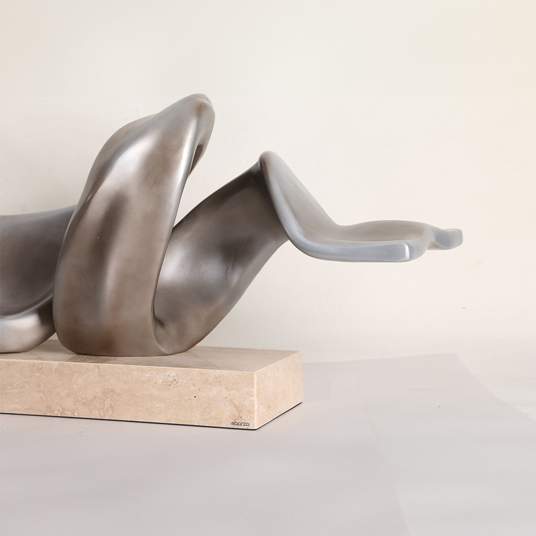 Abstract sculpture KA3114A by BEACON, modern home decor figurine with sleek, artistic design for stylish interior accents.