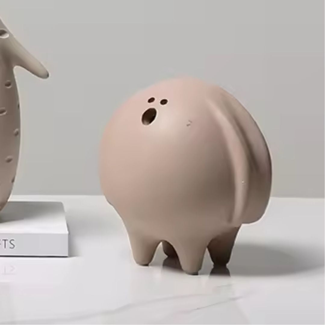 Cute puppy figurine from BEACON home decor collection, detailed and charming decorative animal sculpture.