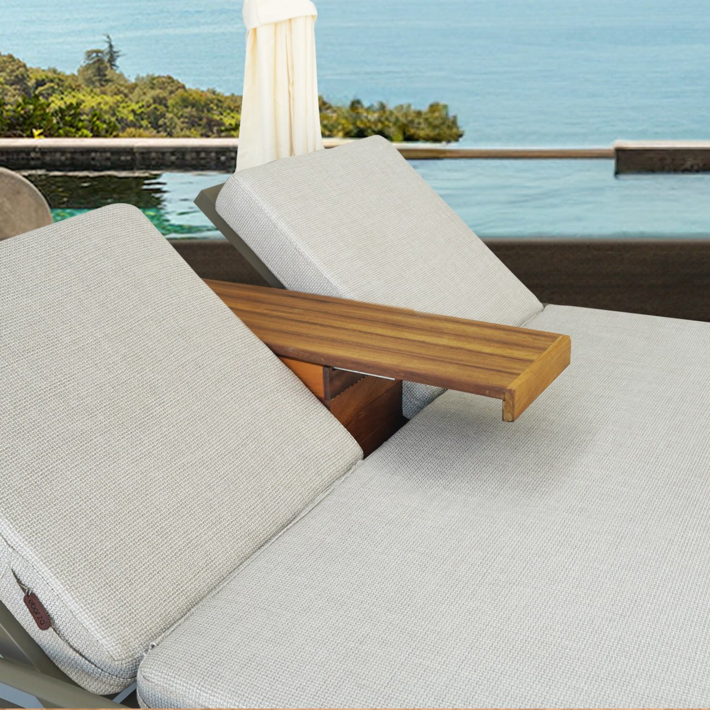 Alchera gazebo sunloungers with RAL 7006 color by Albamo, outdoor lounge chairs with a sturdy metal frame and comfortable cushions.