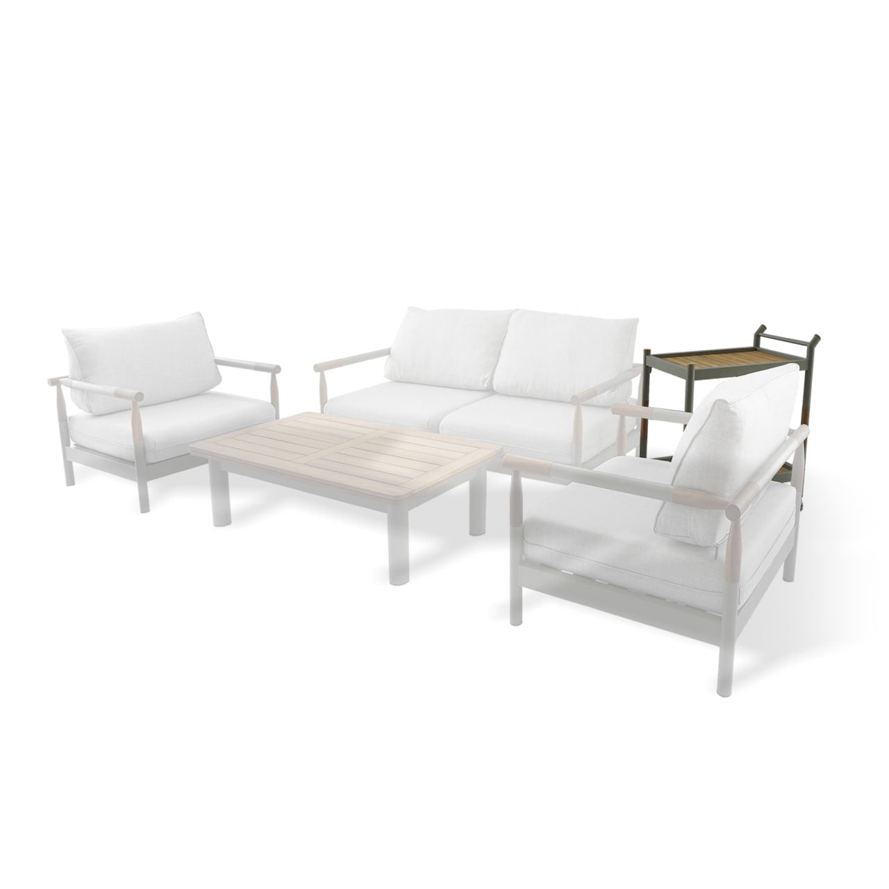 ALBAMO ALHECKA MIDI Service Trolley ALB-ST7006 with multiple shelves and sturdy wheels for efficient service use.