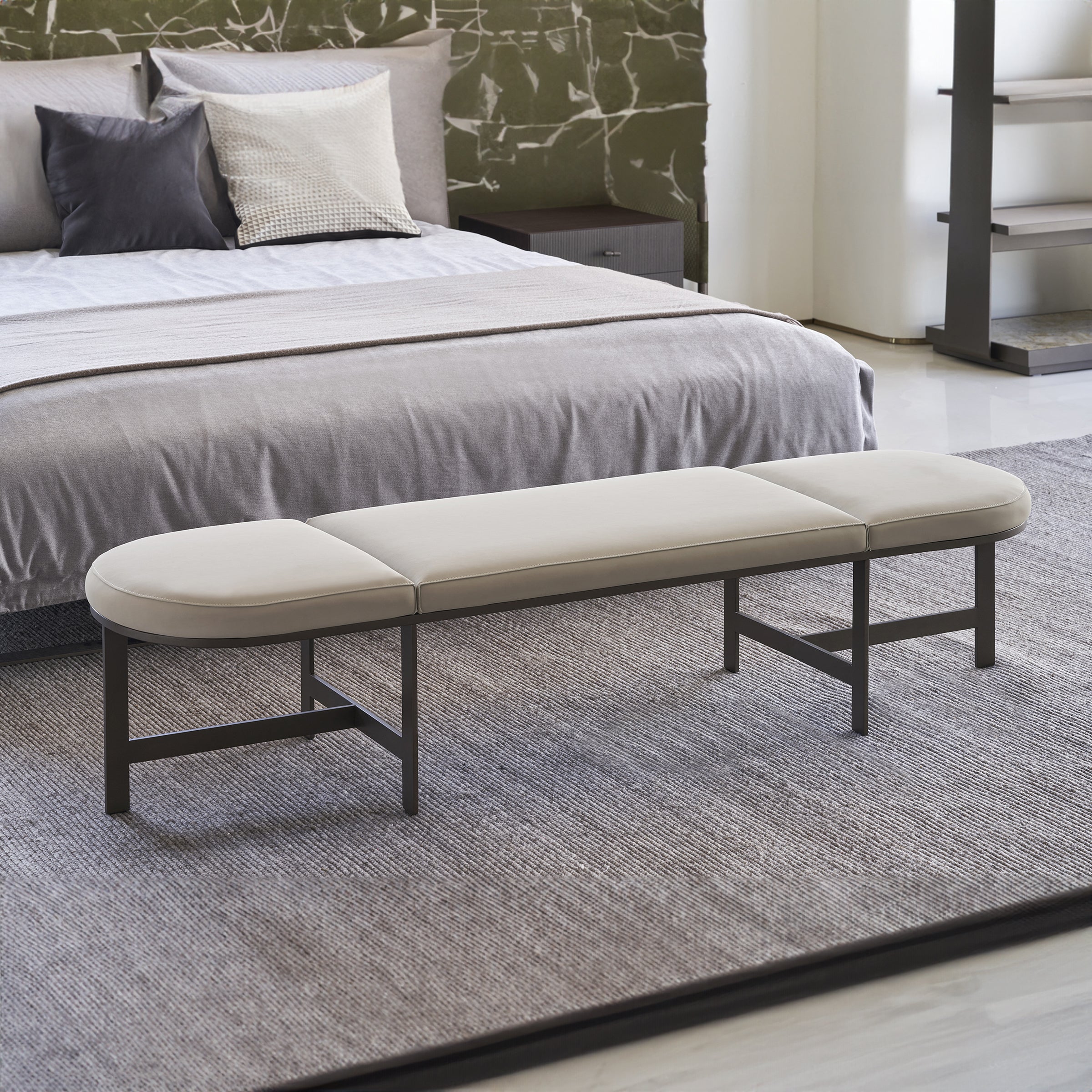 ALLEN  Bench AMBO- CWD80209 -  Benches - ebarza Furniture UAE | Shop Modern Furniture in Abu Dhabi & Dubai - مفروشات ايبازرا في الامارات | تسوق اثاث عصري وديكورات مميزة في دبي وابوظبي