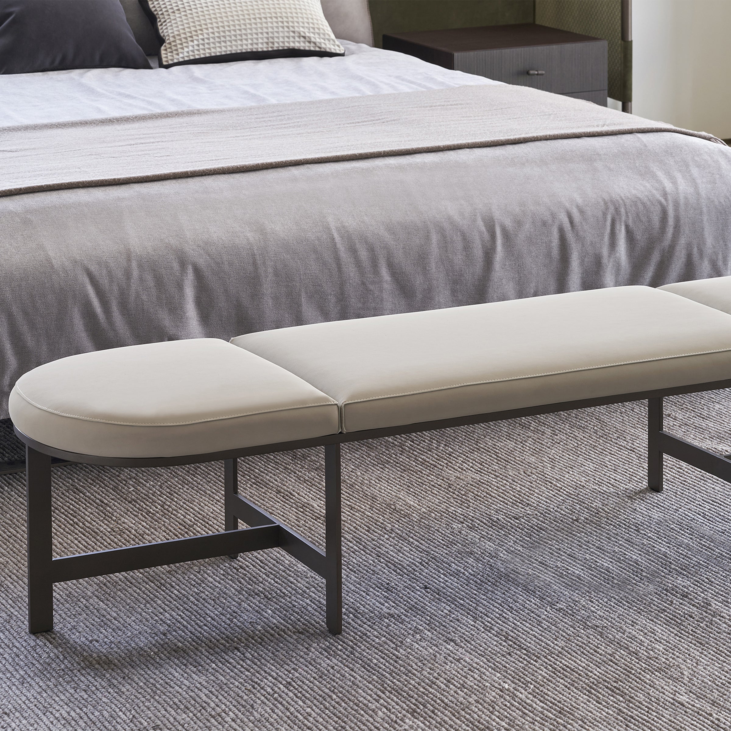 ALLEN  Bench AMBO- CWD80209 -  Benches - ebarza Furniture UAE | Shop Modern Furniture in Abu Dhabi & Dubai - مفروشات ايبازرا في الامارات | تسوق اثاث عصري وديكورات مميزة في دبي وابوظبي