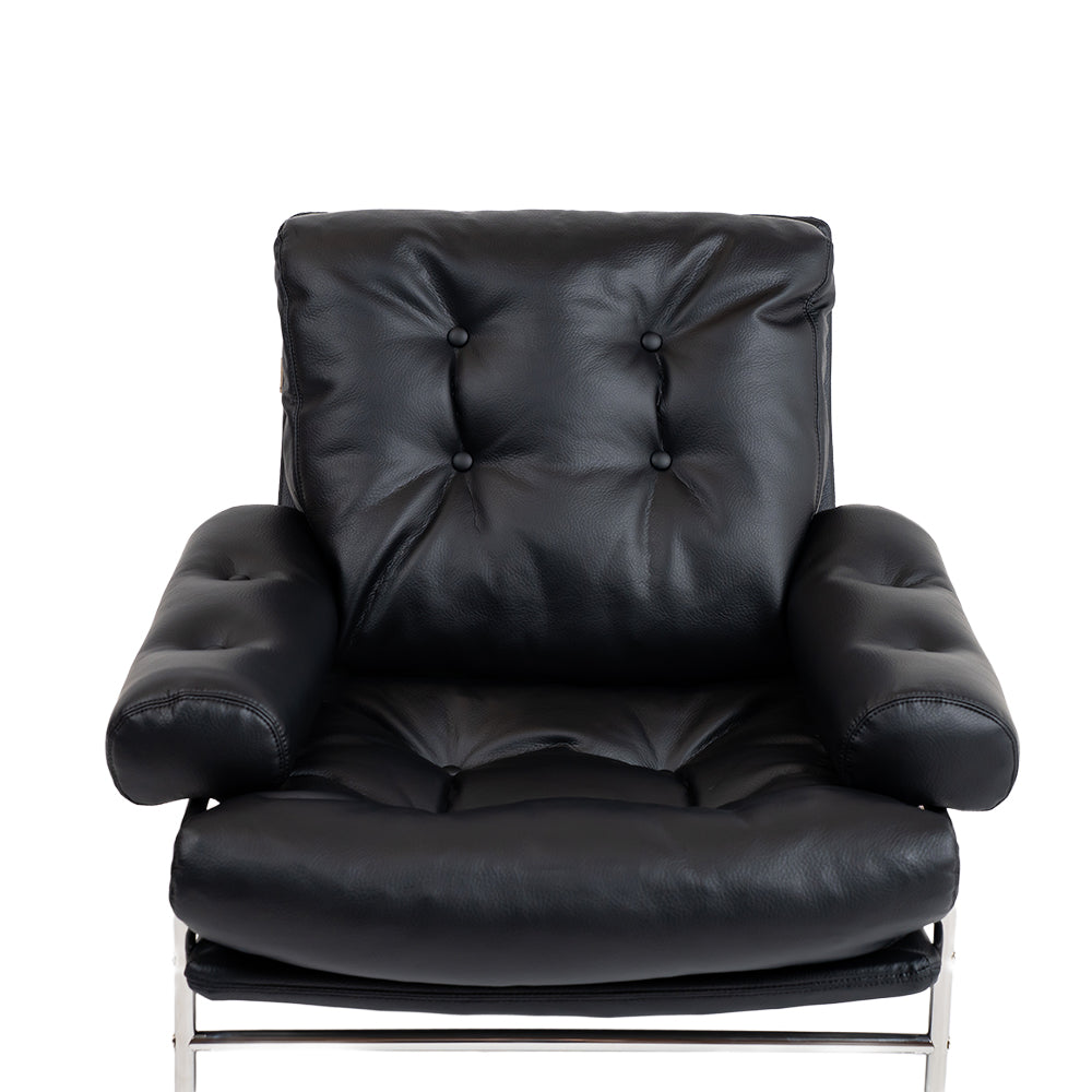 BEACON Alula Lounge Chair PS-A178 with cushioned seat and modern design, perfect for relaxing indoor or outdoor spaces.