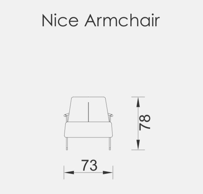 Amazon California Armchair  Nice001-Ama[Flora- Nice] -  Armchairs | كرسي بذراعين أمازون كاليفورنيا - ebarza Furniture UAE | Shop Modern Furniture in Abu Dhabi & Dubai - مفروشات ايبازرا في الامارات | تسوق اثاث عصري وديكورات مميزة في دبي وابوظبي