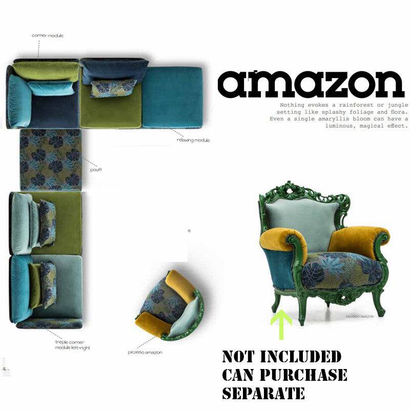 Amazon Colorium Sofa Set Ju008[Fox] -  Sofas | طقم أريكة أمازون كولوريوم - ebarza Furniture UAE | Shop Modern Furniture in Abu Dhabi & Dubai - مفروشات ايبازرا في الامارات | تسوق اثاث عصري وديكورات مميزة في دبي وابوظبي