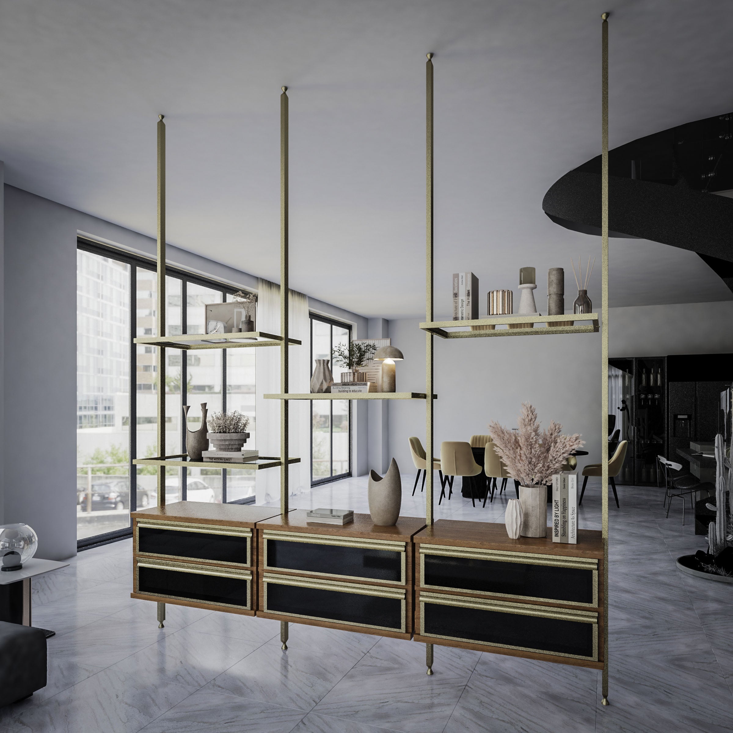 Antik Closet Cabinet with 100 cm glass shelf, sunlight LED lighting, and 3m wiring by AKYOL for modern storage.
