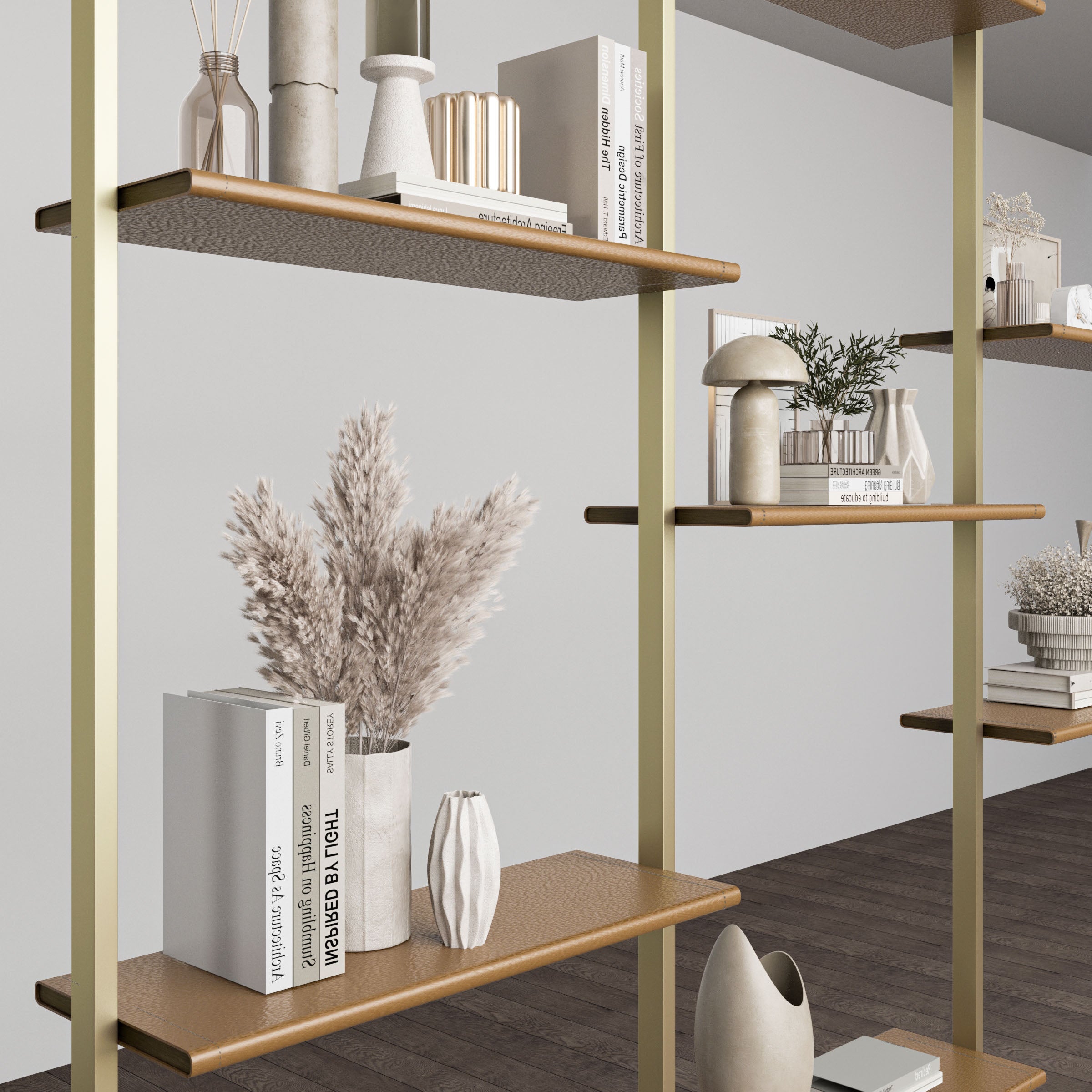 Antik Closet/partition  Main Profile With LED 450cm  Antik Color W-AL-10-1-0739 -  Cabinets - ebarza Furniture UAE | Shop Modern Furniture in Abu Dhabi & Dubai - مفروشات ايبازرا في الامارات | تسوق اثاث عصري وديكورات مميزة في دبي وابوظبي