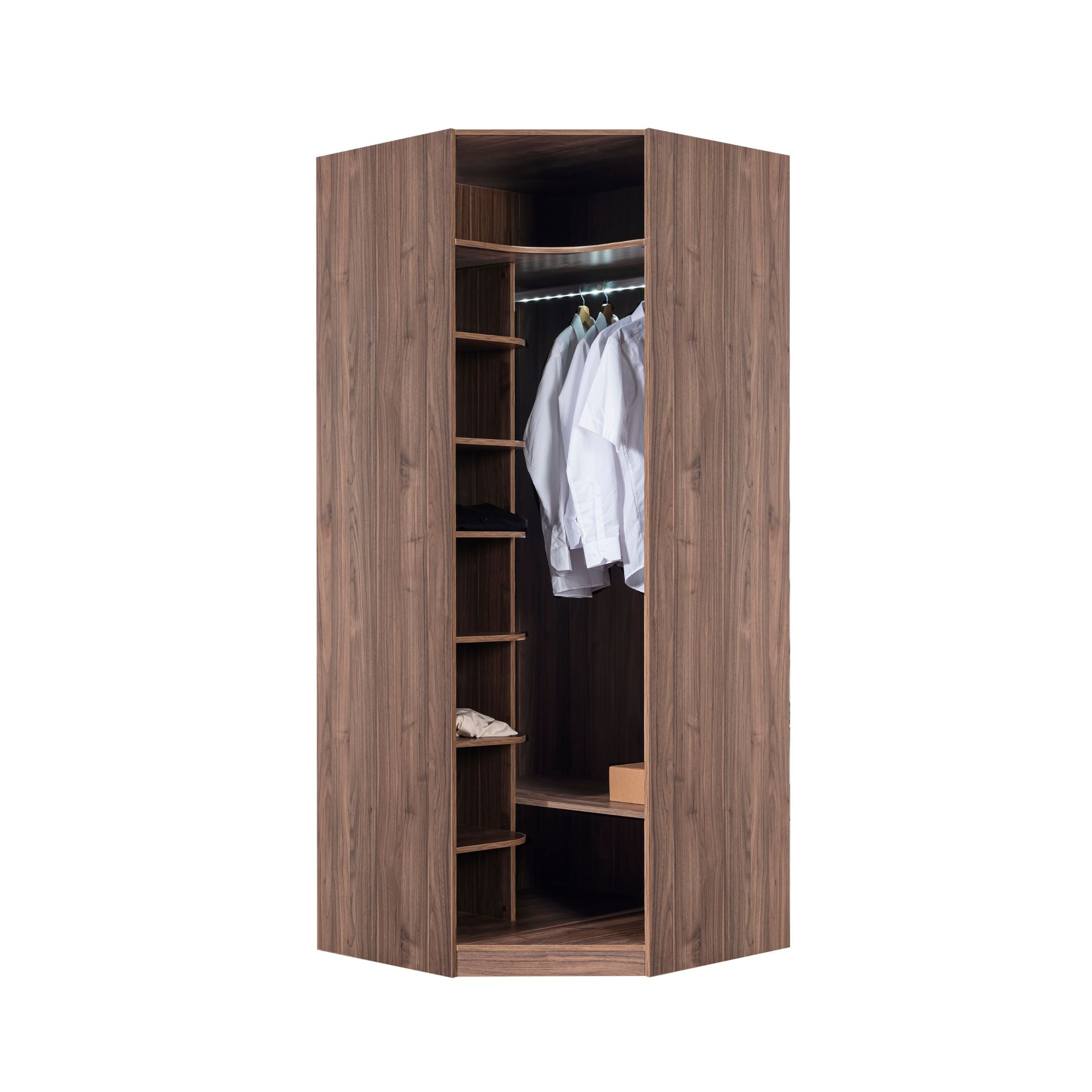 Antik Corner Wardrobe AKYL-ATKC100 -  Cabinets - ebarza Furniture UAE | Shop Modern Furniture in Abu Dhabi & Dubai - مفروشات ايبازرا في الامارات | تسوق اثاث عصري وديكورات مميزة في دبي وابوظبي