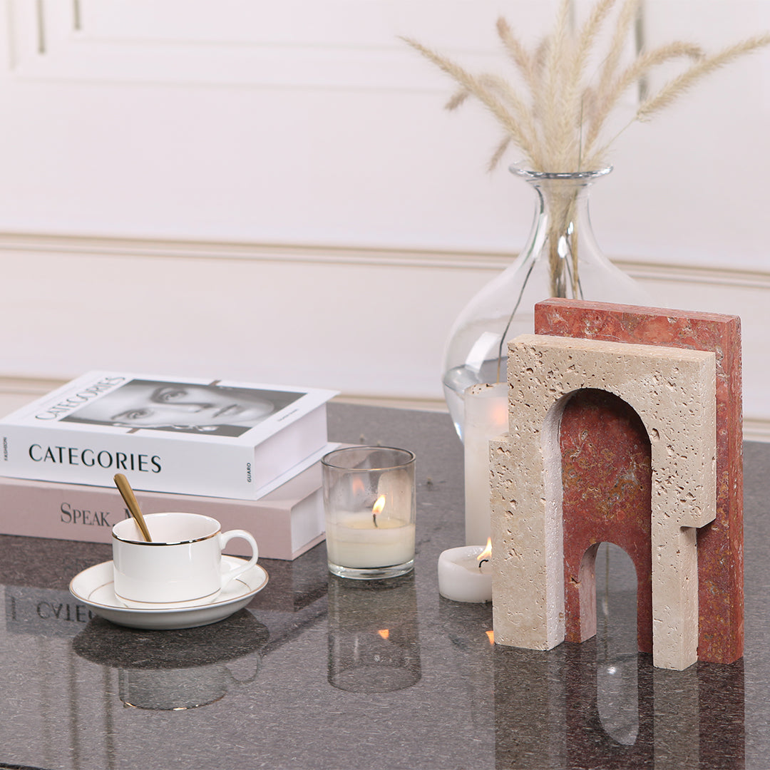 BEACON Arch Sculpture KA3025 home decor figurine featuring a sleek, modern arch design for stylish interior decoration.
