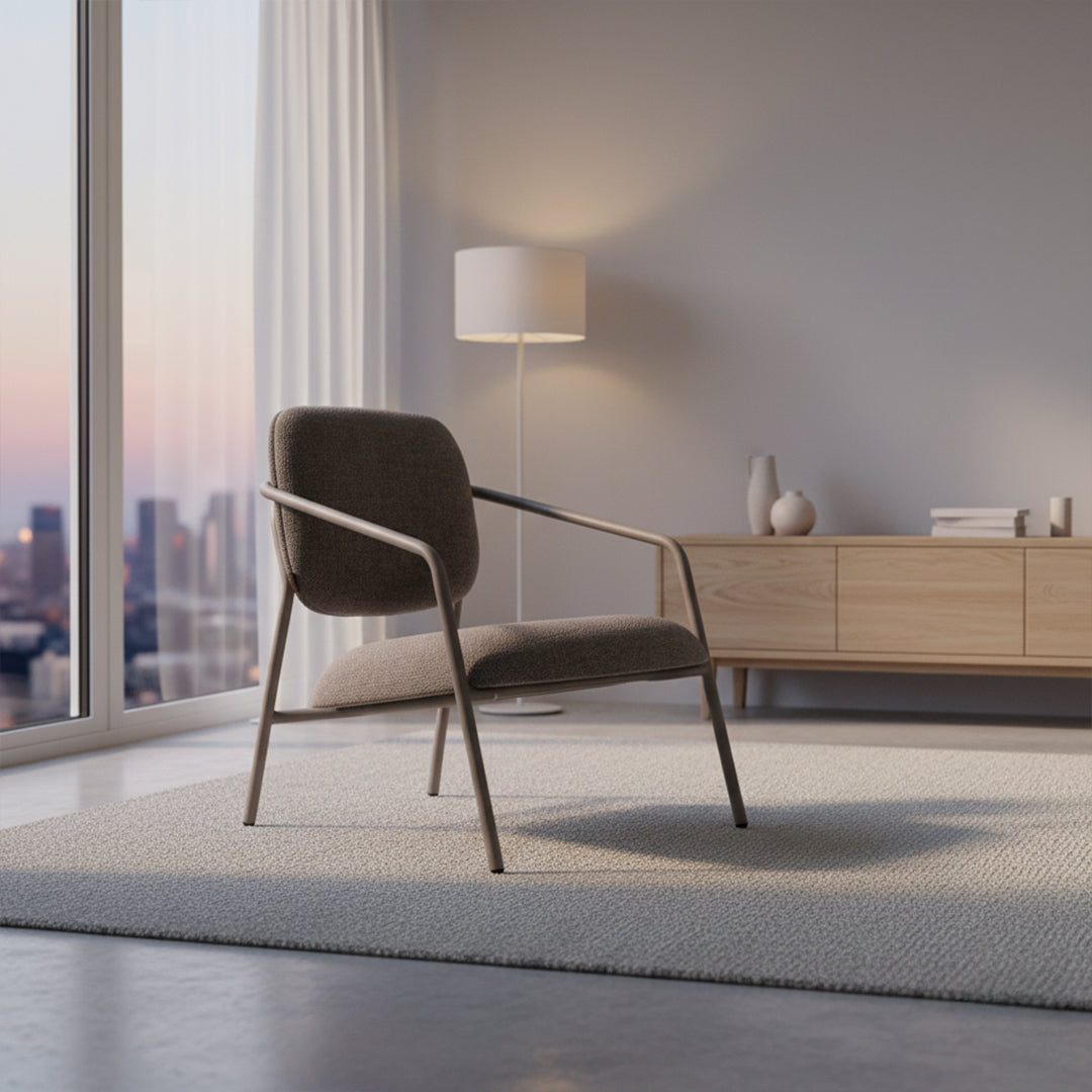 BEACON WZDDG Arlo Lounge Chair armchair with cushioned seat and modern design, suitable for office or living room.
