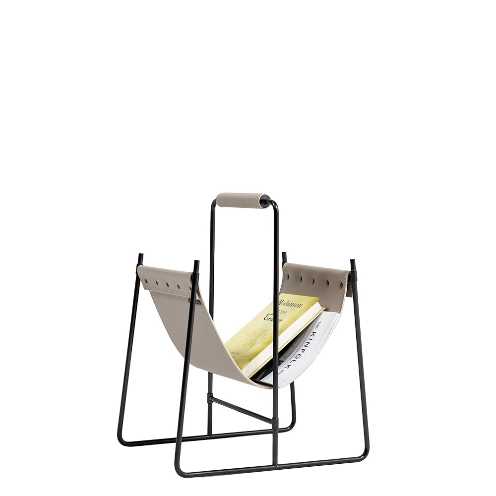 Beige Artisan Side Table by BEACON, modern wooden side table with clean lines and smooth finish, ideal for living room or bedroom.