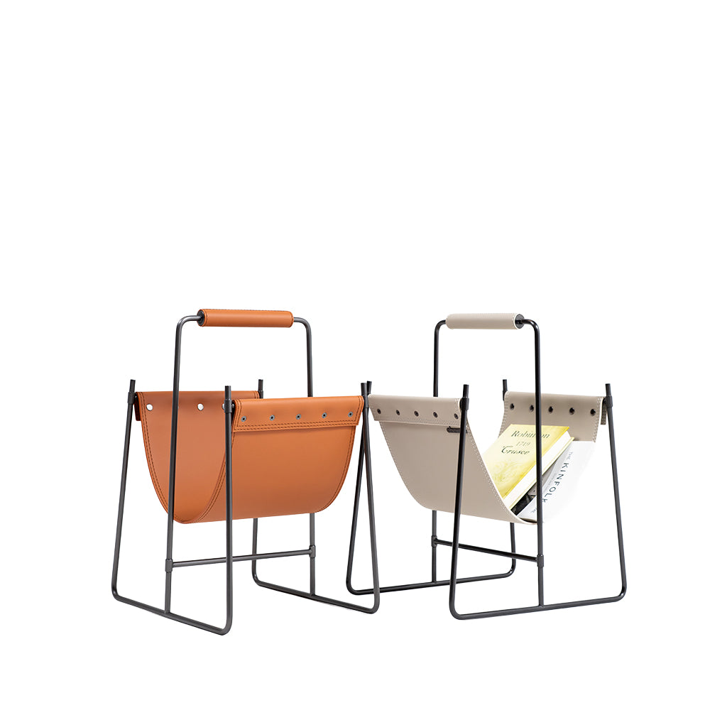 BEACON Artisan Side Table JK-D231 in vibrant orange with a sleek, modern design, perfect for contemporary living spaces.