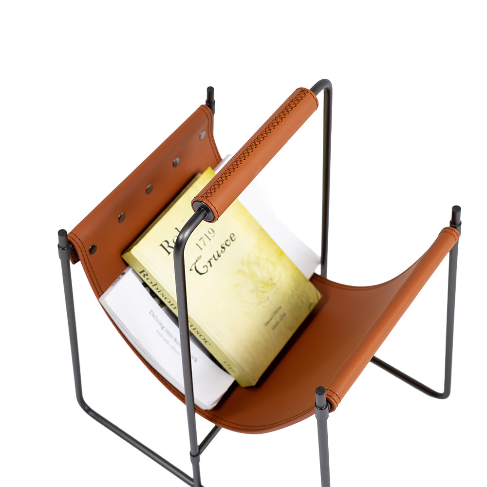 BEACON Artisan Side Table JK-D231 in vibrant orange with a sleek, modern design, perfect for contemporary home decor.