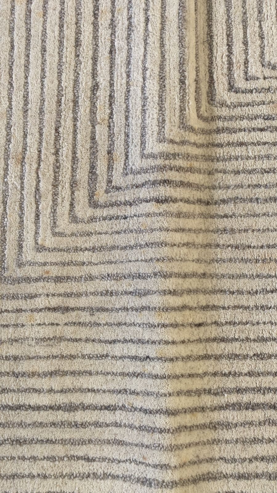As-is 300x200 cm handmade rug by Javi, display item with intricate patterns and soft texture, showcasing craftsmanship.