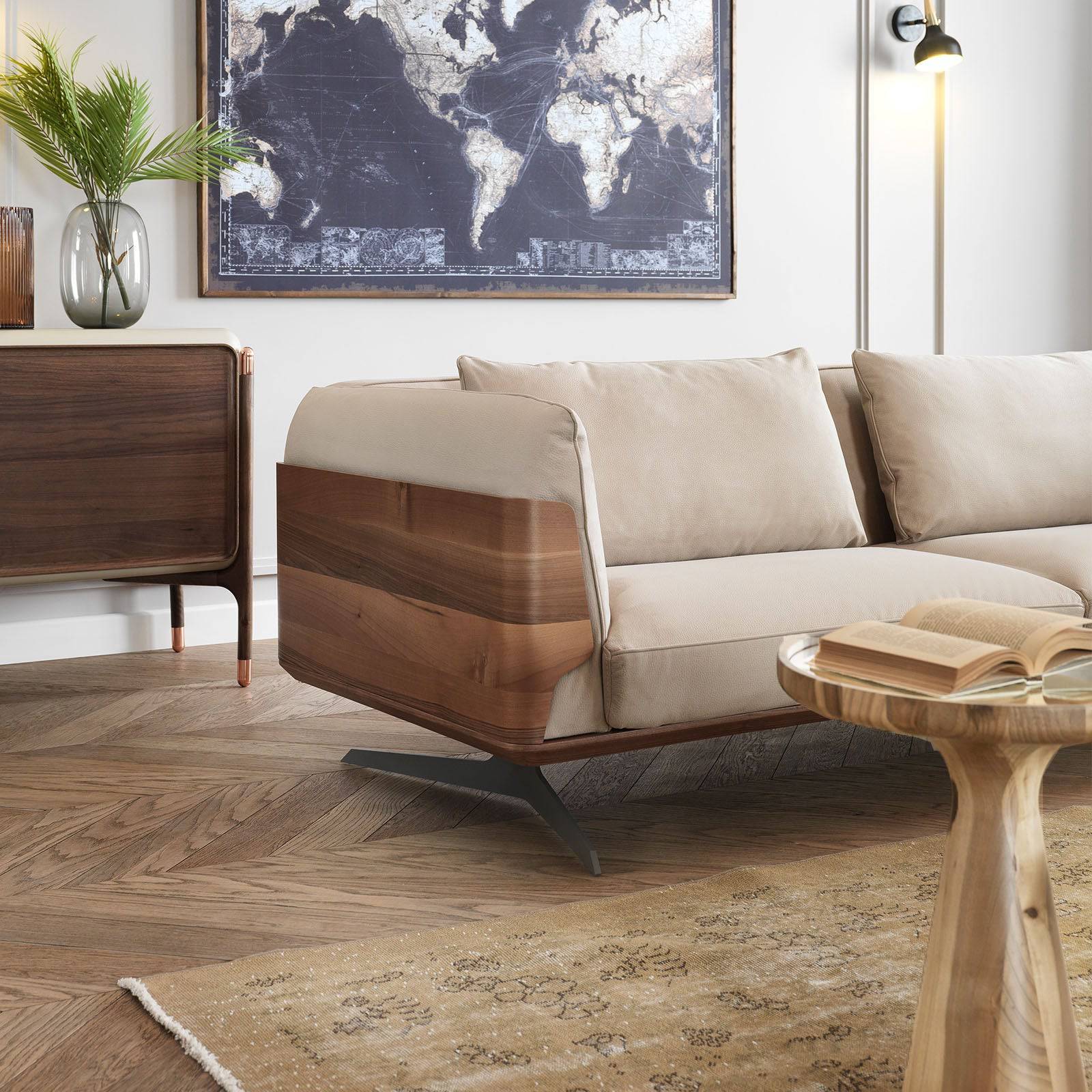 As Is Bondy Solid Wood Coffee Table Bon-N -  USED ITEM | كما هي - طاولة القهوة الخشبية الصلبة بوندي - ebarza Furniture UAE | Shop Modern Furniture in Abu Dhabi & Dubai - مفروشات ايبازرا في الامارات | تسوق اثاث عصري وديكورات مميزة في دبي وابوظبي