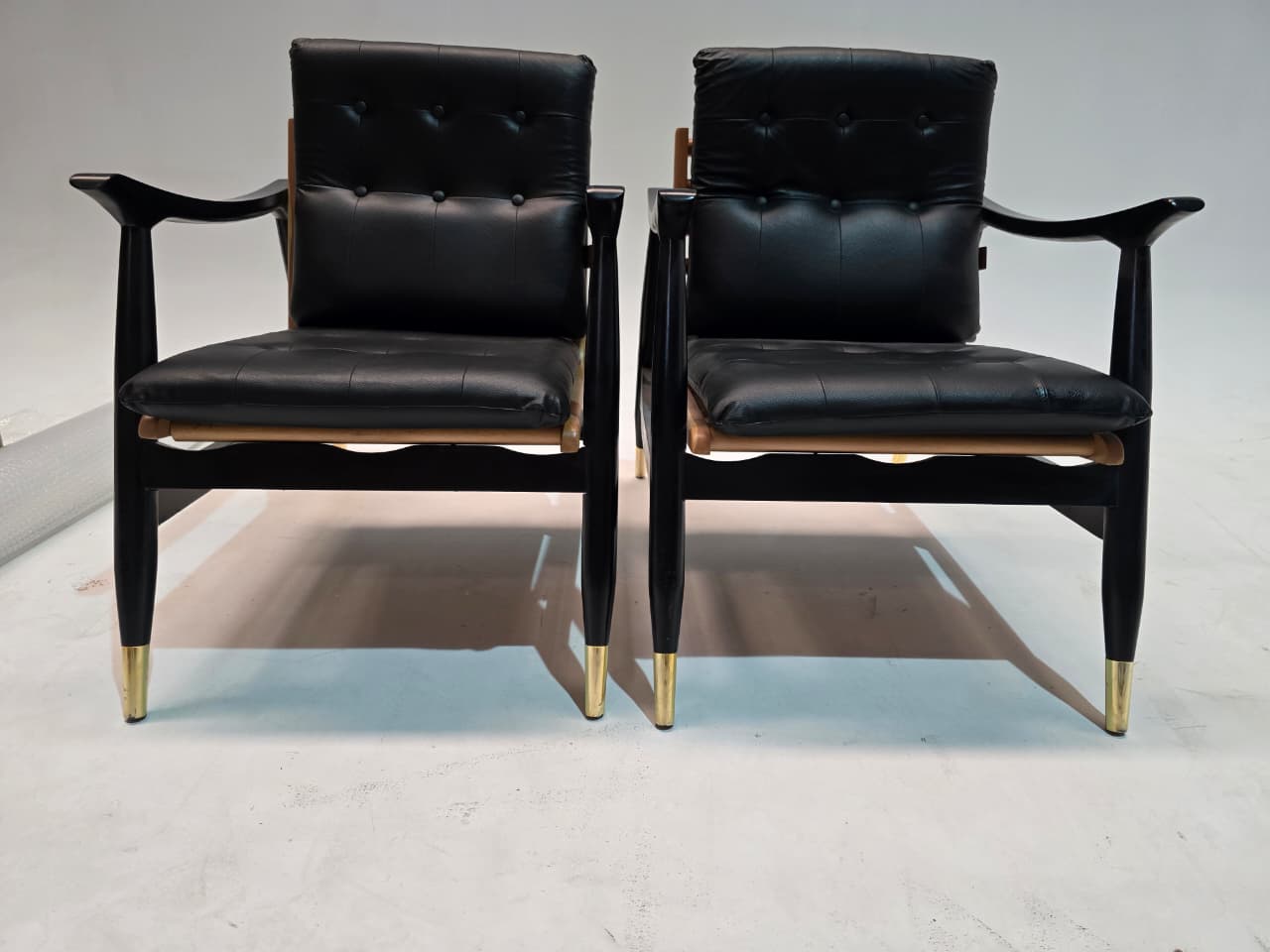 As-is Bonna-Glory901 armchair by SANCREA, showcasing a display item with plush fabric and modern design.
