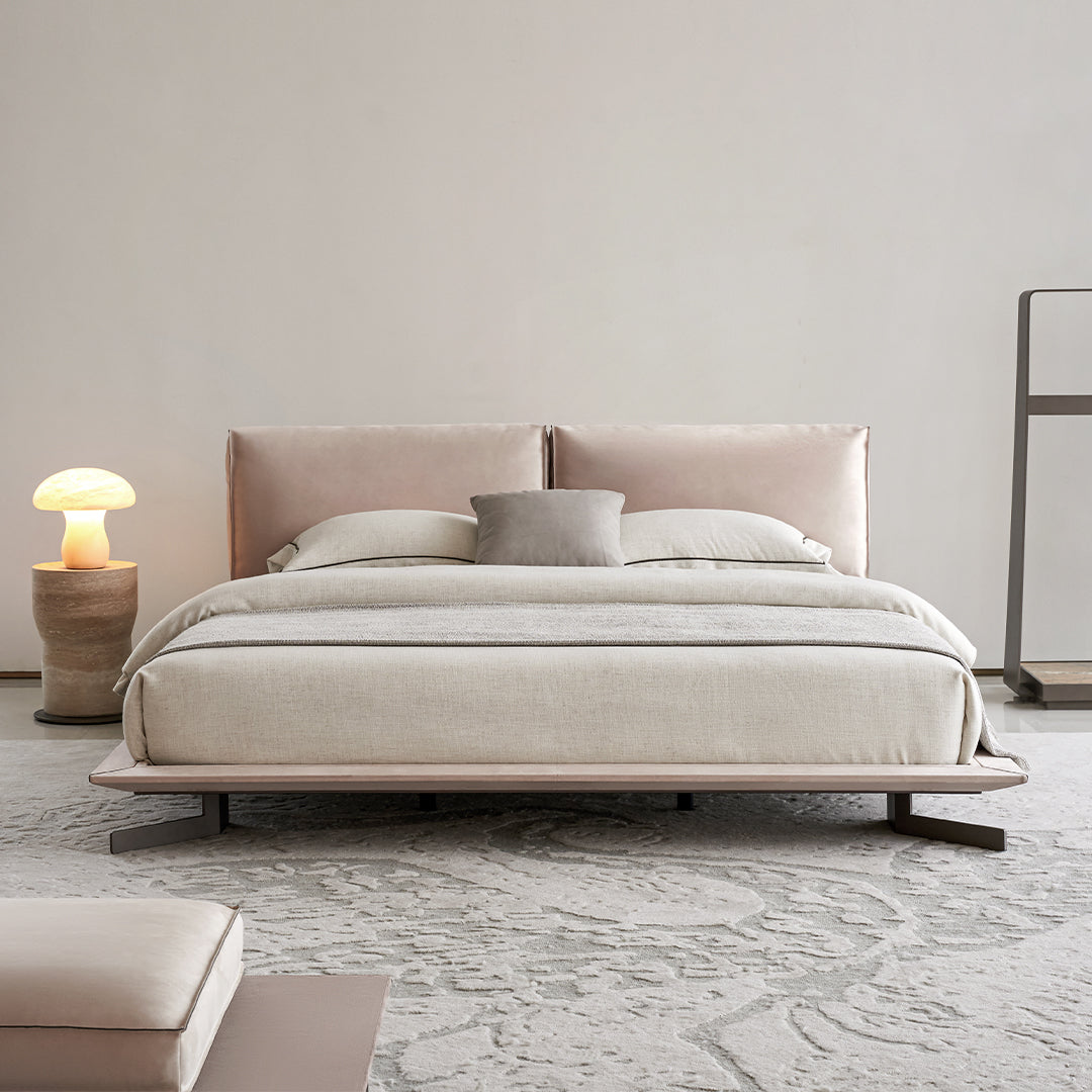 AS IS - Desert King Size Bed AMBO-C80245 -  DISPLAY ITEM - ebarza Furniture UAE | Shop Modern Furniture in Abu Dhabi & Dubai - مفروشات ايبازرا في الامارات | تسوق اثاث عصري وديكورات مميزة في دبي وابوظبي