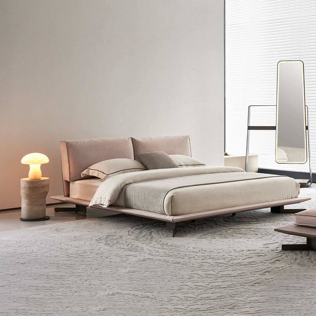 AS IS - Desert King Size Bed AMBO-C80245 -  DISPLAY ITEM - ebarza Furniture UAE | Shop Modern Furniture in Abu Dhabi & Dubai - مفروشات ايبازرا في الامارات | تسوق اثاث عصري وديكورات مميزة في دبي وابوظبي