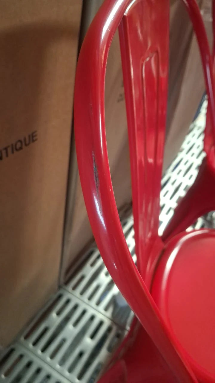 AS IS - Dinning Chair Mc-001A-Red -  DISPLAY ITEM - ebarza Furniture UAE | Shop Modern Furniture in Abu Dhabi & Dubai - مفروشات ايبازرا في الامارات | تسوق اثاث عصري وديكورات مميزة في دبي وابوظبي