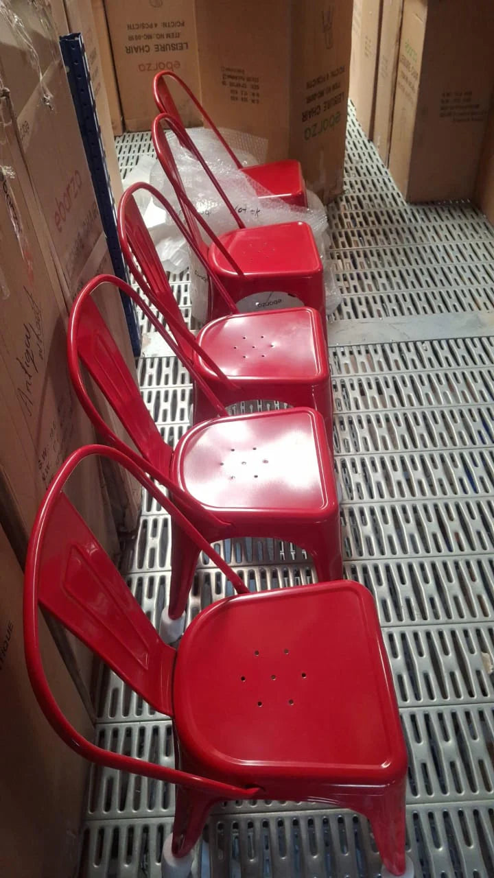 AS IS - Dinning Chair Mc-001A-Red -  DISPLAY ITEM - ebarza Furniture UAE | Shop Modern Furniture in Abu Dhabi & Dubai - مفروشات ايبازرا في الامارات | تسوق اثاث عصري وديكورات مميزة في دبي وابوظبي