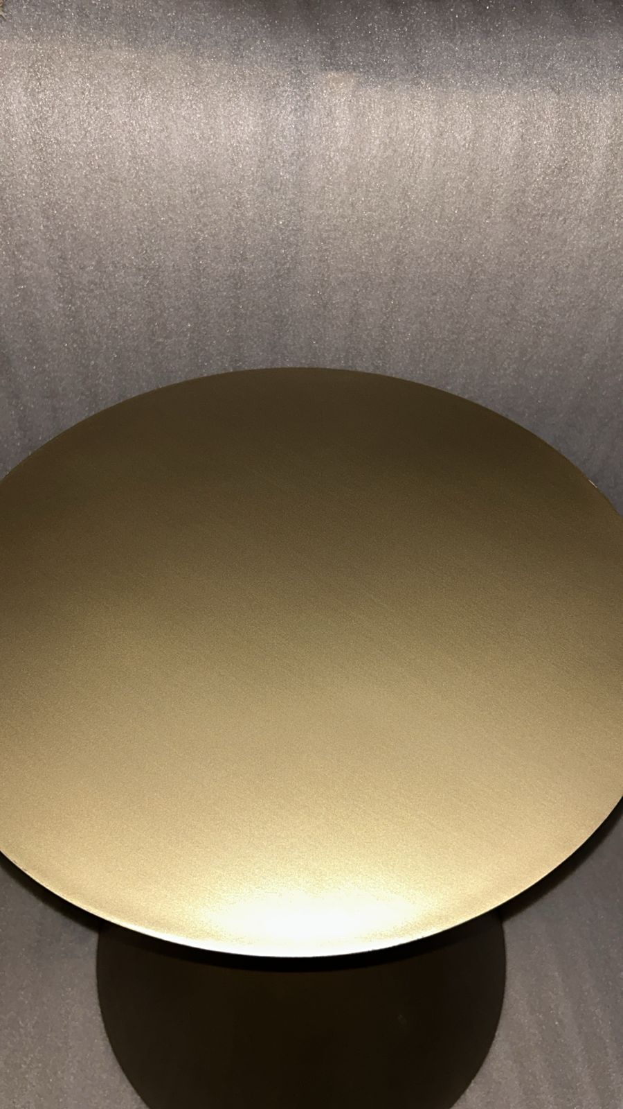 Display image of the AS IS Grande Button Side Table Medium by ORIX, showcasing its contemporary design and medium size.
