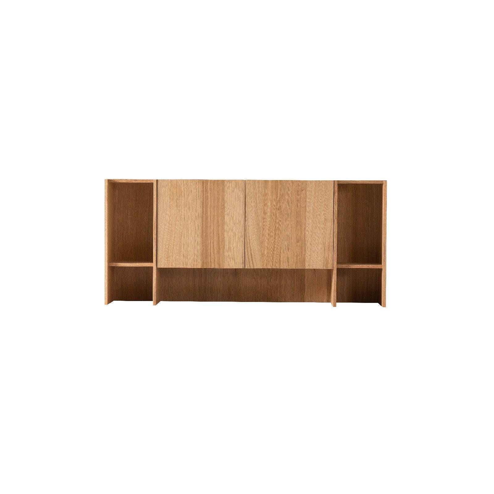 YOL LIVING Hera Wall Unit Bookshelves Triple Module, modern wall-mounted bookcase with open and closed storage compartments