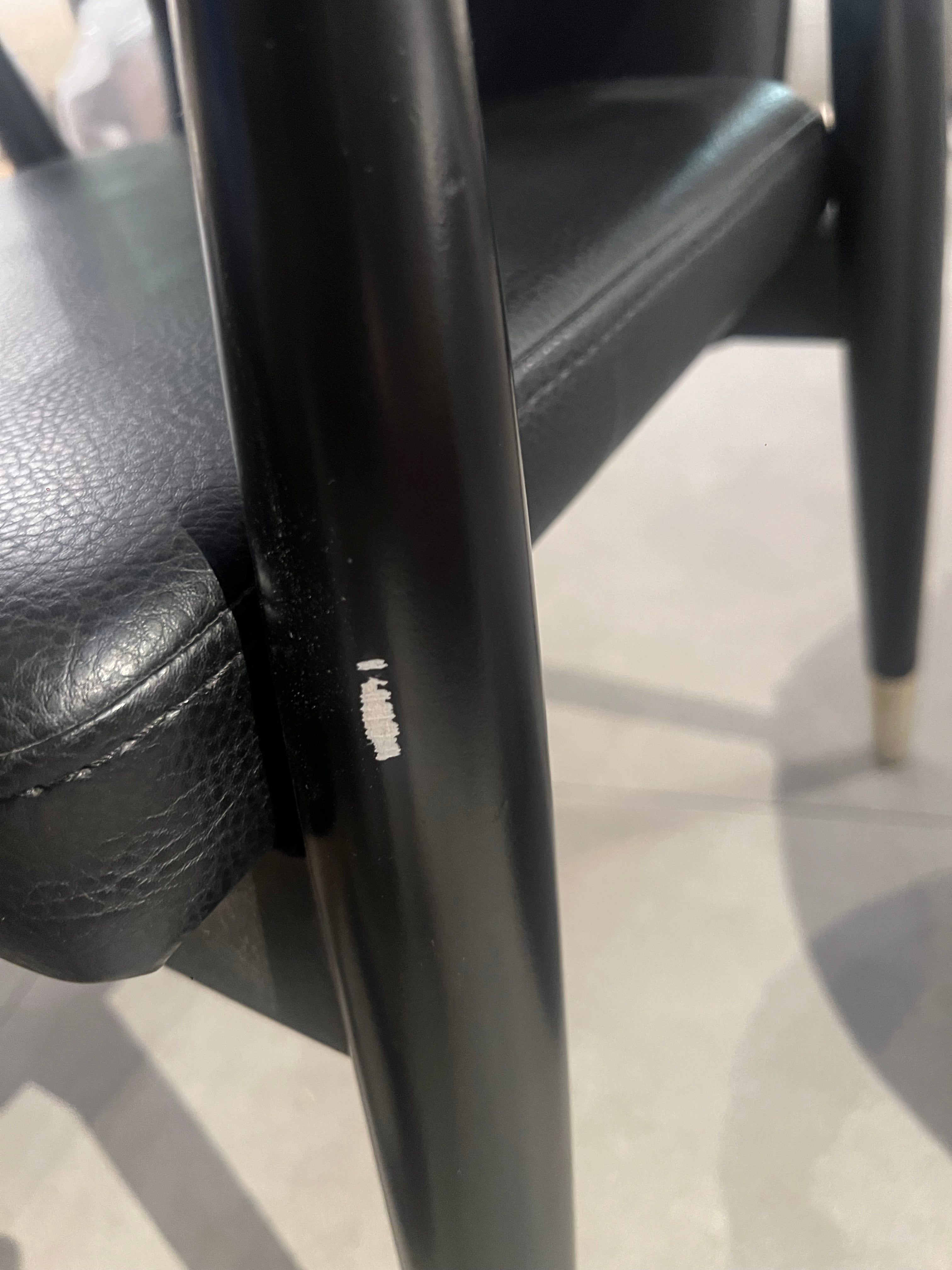 As Is - Malibu Black Chair Mal001 -  DISPLAY ITEM - ebarza Furniture UAE | Shop Modern Furniture in Abu Dhabi & Dubai - مفروشات ايبازرا في الامارات | تسوق اثاث عصري وديكورات مميزة في دبي وابوظبي