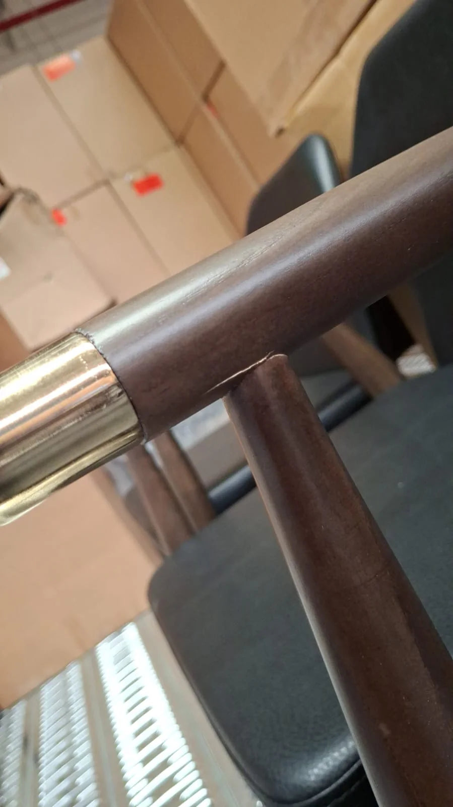 As is - Malibu Chair  Mal001(0705-Walnut) -  DISPLAY ITEM - ebarza Furniture UAE | Shop Modern Furniture in Abu Dhabi & Dubai - مفروشات ايبازرا في الامارات | تسوق اثاث عصري وديكورات مميزة في دبي وابوظبي