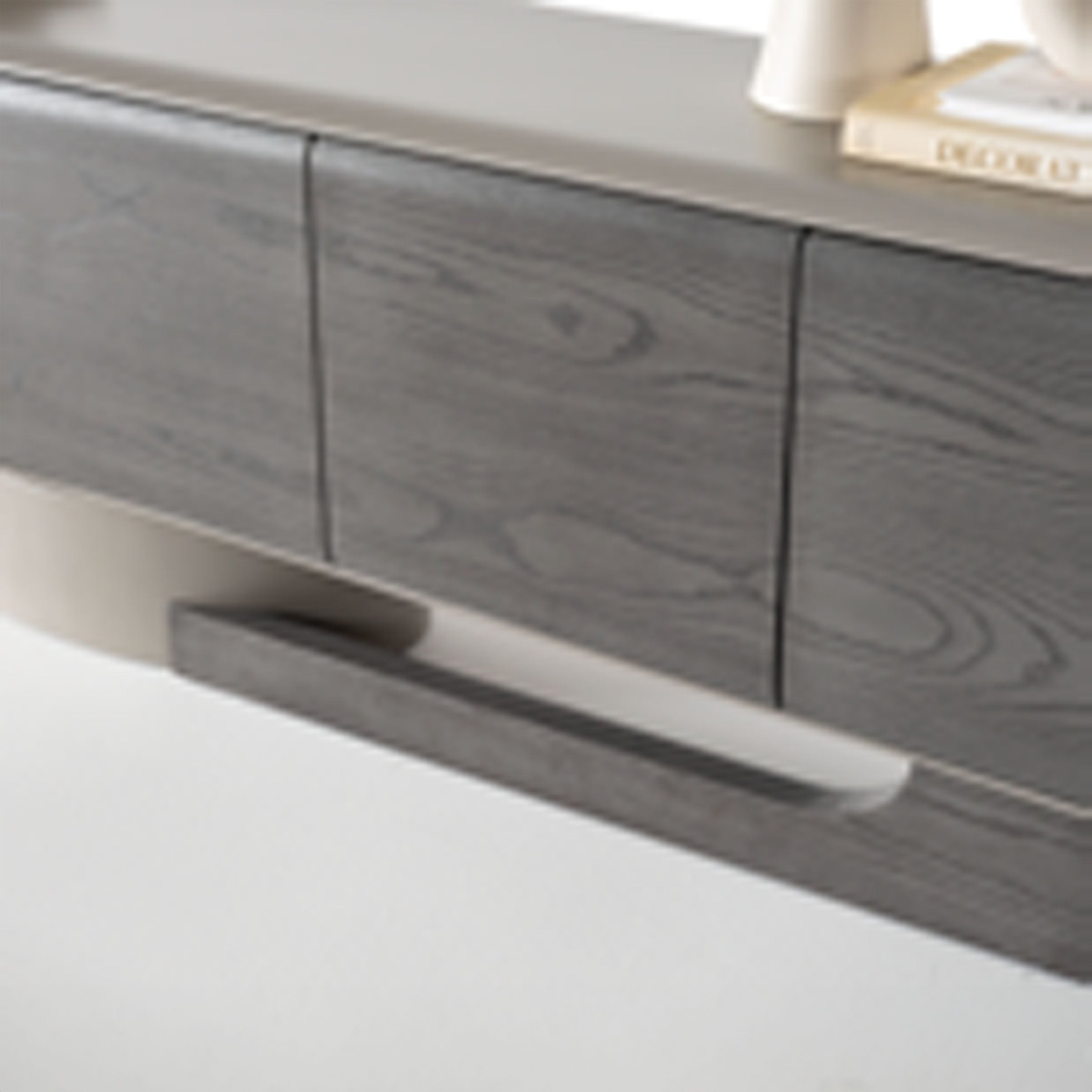 SARDUNYA MOON sideboard or console with sleek design, featuring wooden finish and spacious storage compartments.