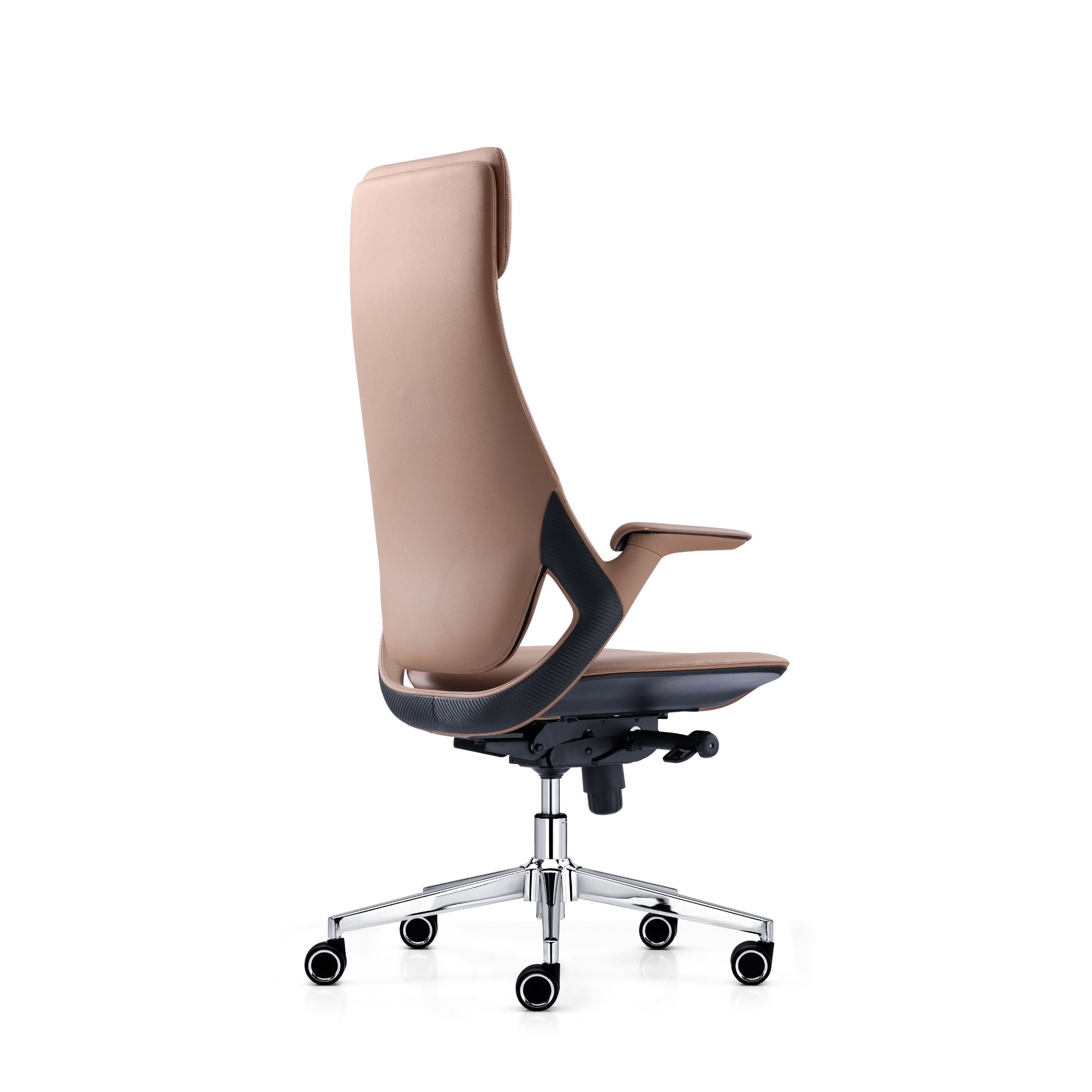 BEACON Office Chair M17H-BR with ergonomic design, adjustable armrests, and cushioned seat for comfortable workspace seating.