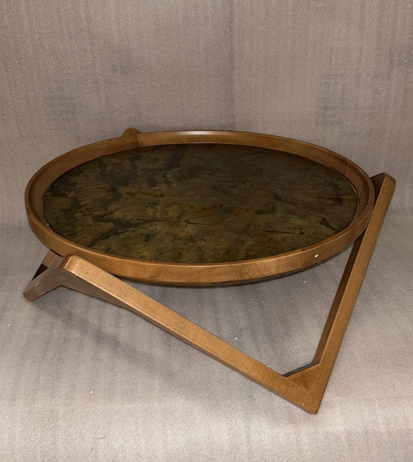 Set of three Passion Center Tables by Togo Home Style, display item showing modern, round coffee tables in a neutral finish.
