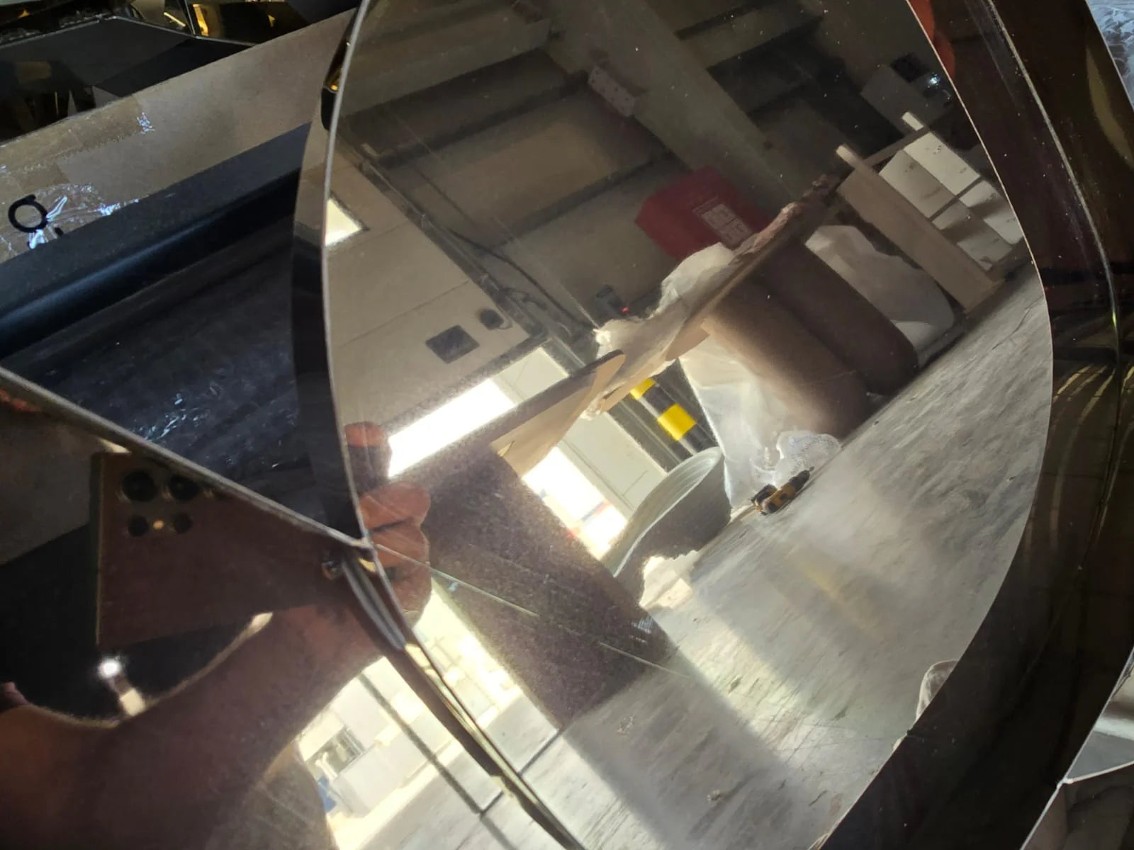 As-is Space Gate handcrafted stainless steel artwork displayed as a decorative display item by Beacon BZDG.