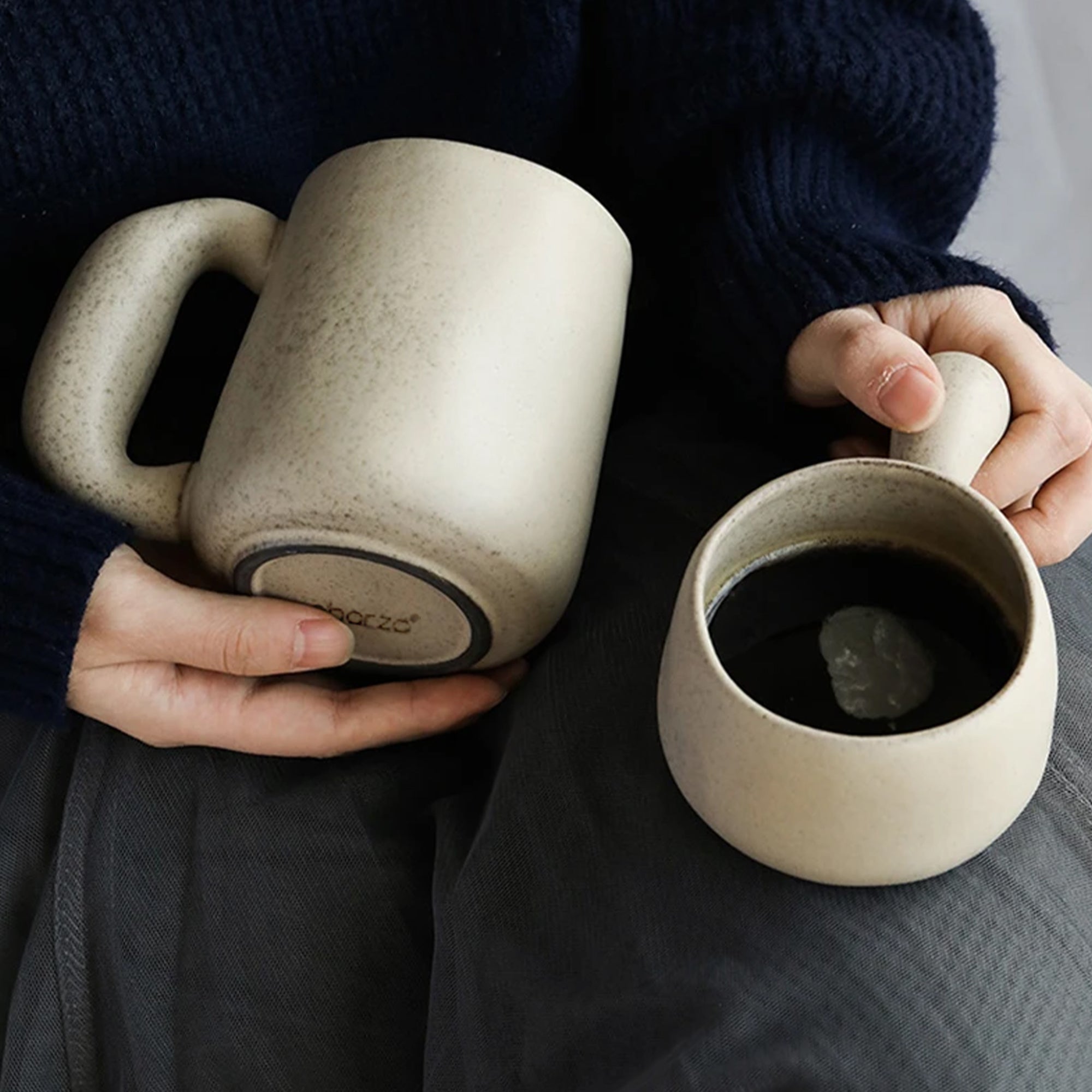 Asian Zen Mug 250ml by BEACON, ceramic mug featuring a tranquil Zen design, perfect for hot beverages.