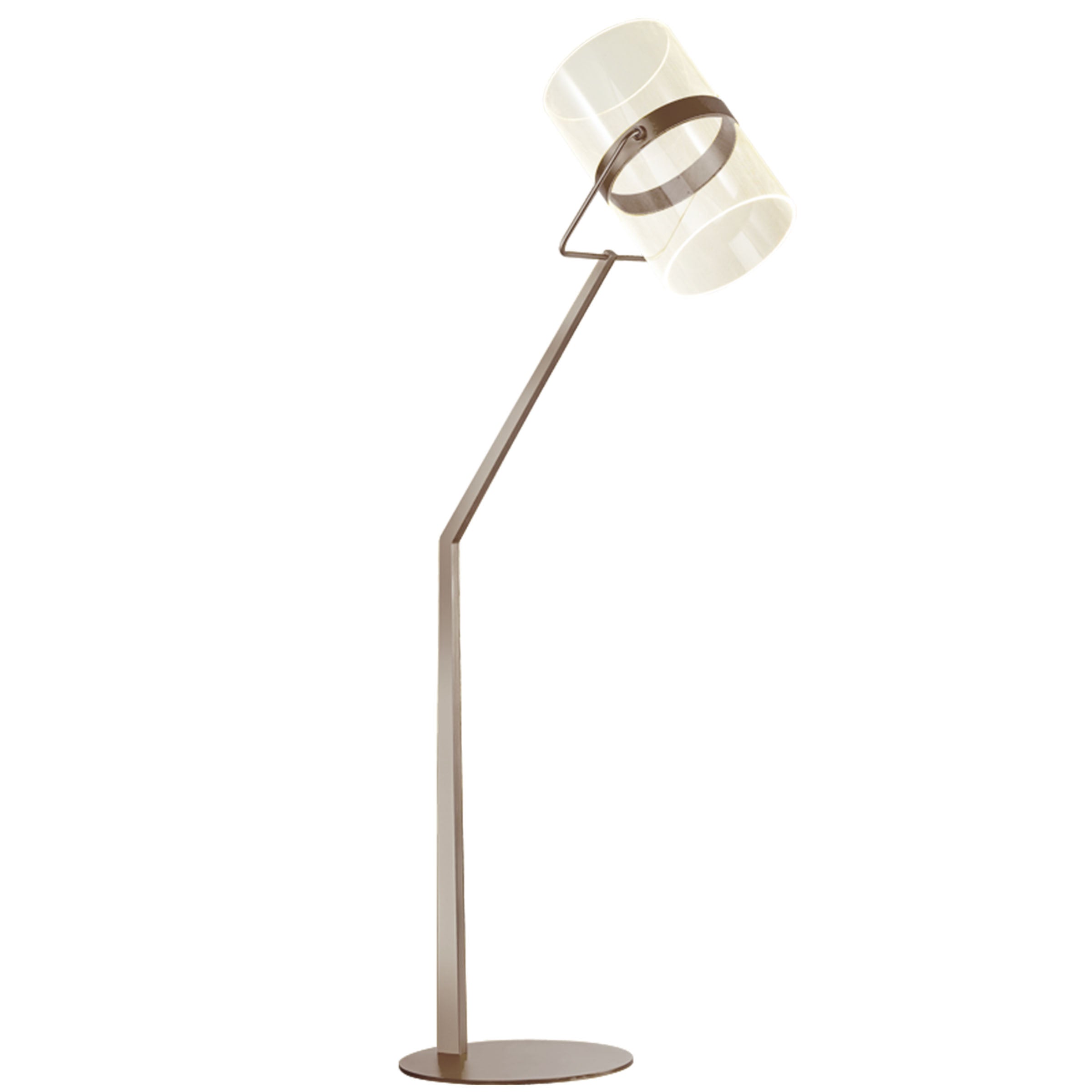 BEACON Aura Light Pillar Floor Lamp with sleek design and warm illumination, ideal for modern living spaces.