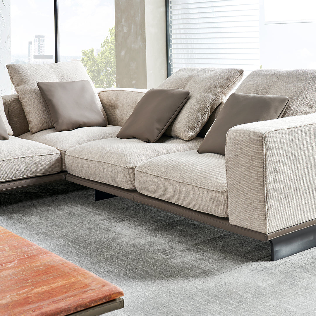 Avenor 2-seater modular sofa with right armrest by BEACON, featuring a modern design and plush upholstery.