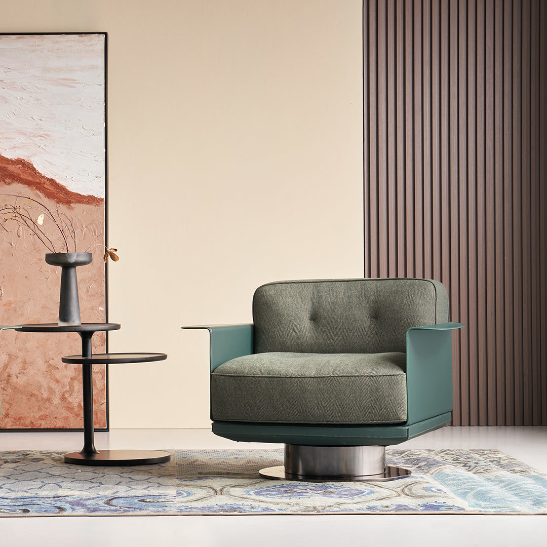 Avenor Armchair LC091- HM-Y312-7Green -  Armchairs - ebarza Furniture UAE | Shop Modern Furniture in Abu Dhabi & Dubai - مفروشات ايبازرا في الامارات | تسوق اثاث عصري وديكورات مميزة في دبي وابوظبي