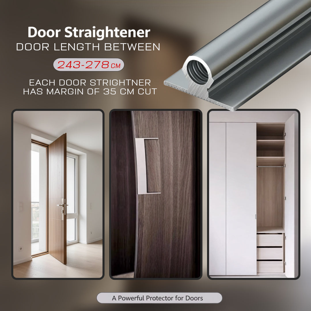Gentleman Grey Aluminum Door Straightener ZC 1003 - L：278CM