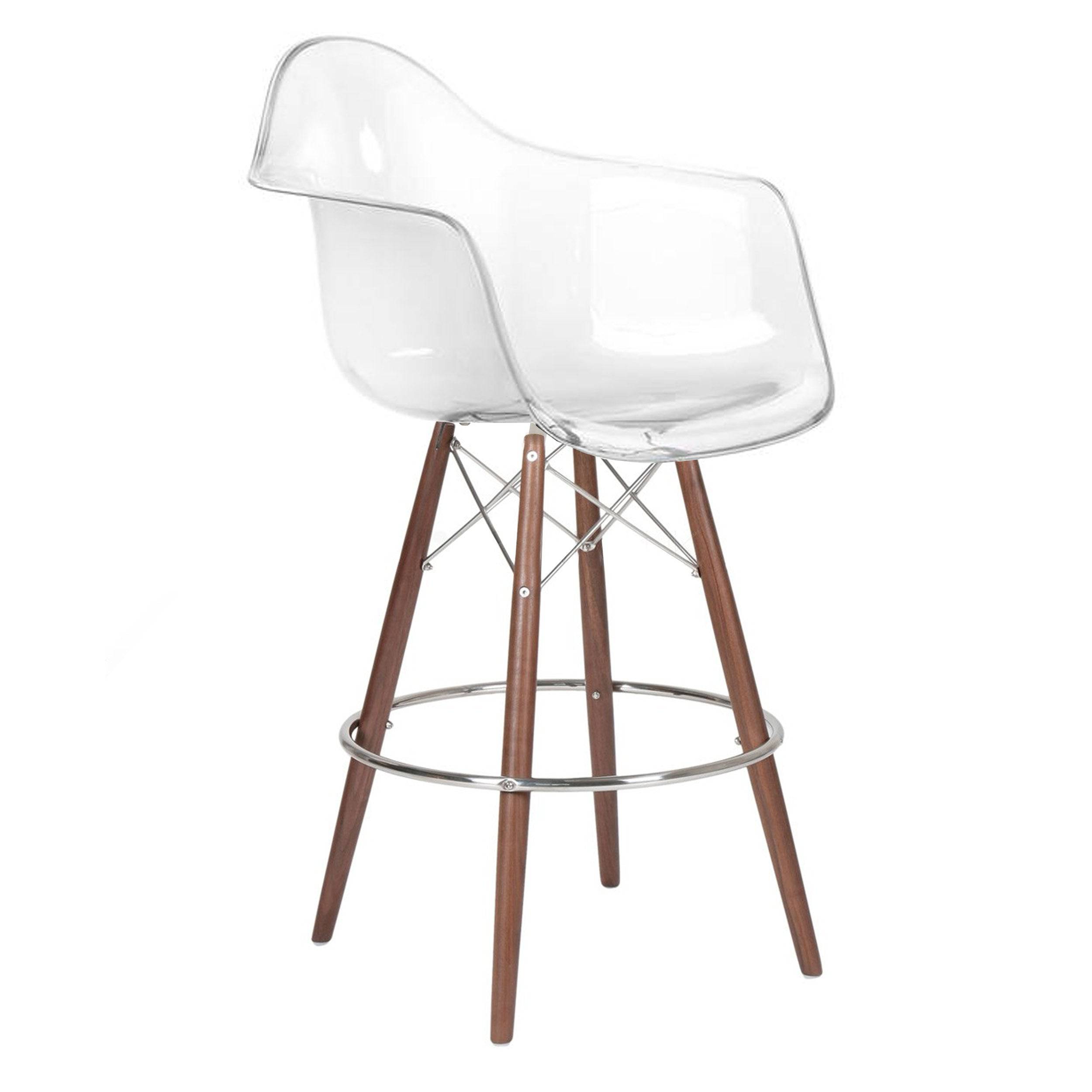 Bar Chair-Acrylic Msb00129Cw -  Bar Stools | كرسي مرتفع - اكريليك - ebarza Furniture UAE | Shop Modern Furniture in Abu Dhabi & Dubai - مفروشات ايبازرا في الامارات | تسوق اثاث عصري وديكورات مميزة في دبي وابوظبي