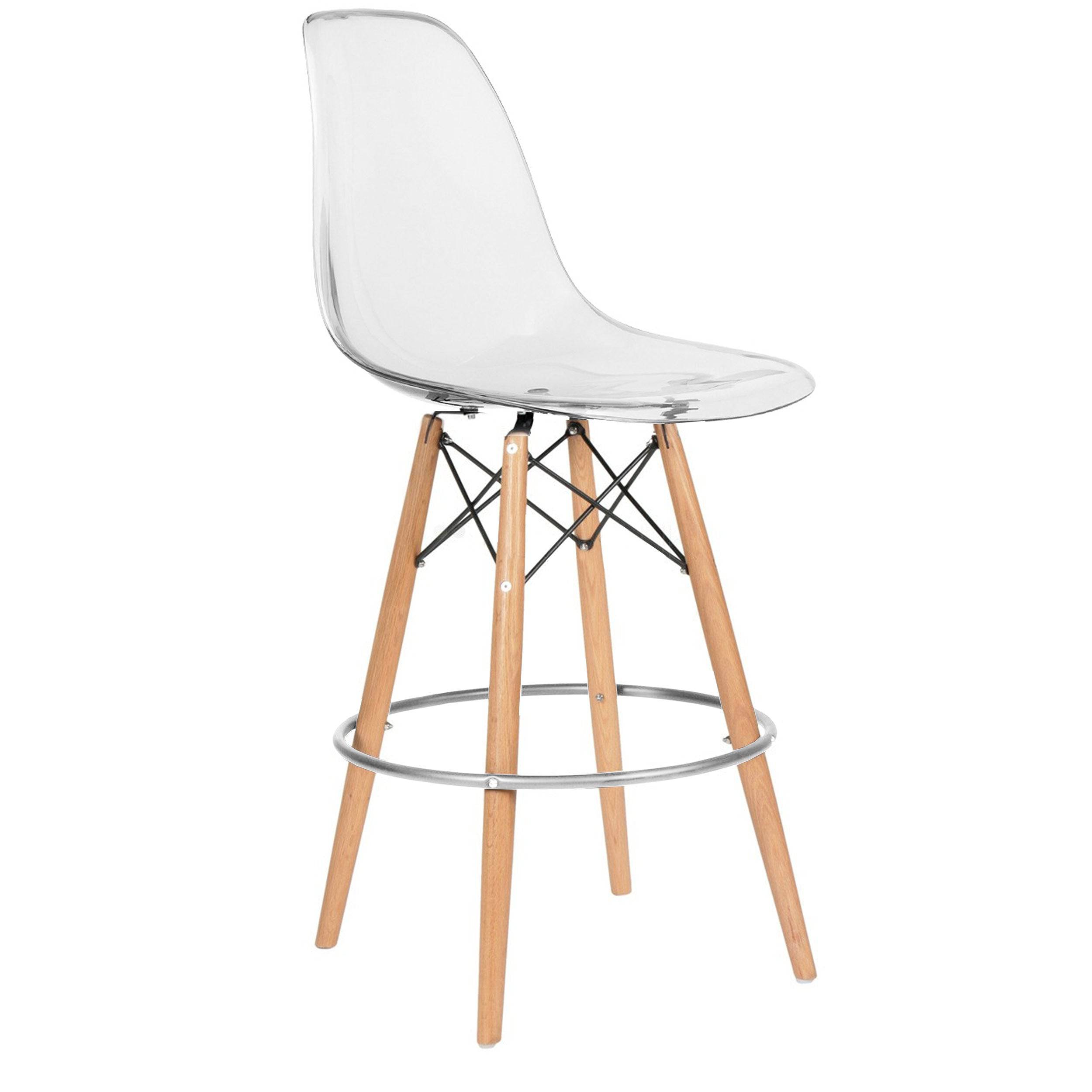 Bar Chair-Acrylic Msb00155C-N -  Bar Stools | كرسي - اكريليك - ebarza Furniture UAE | Shop Modern Furniture in Abu Dhabi & Dubai - مفروشات ايبازرا في الامارات | تسوق اثاث عصري وديكورات مميزة في دبي وابوظبي