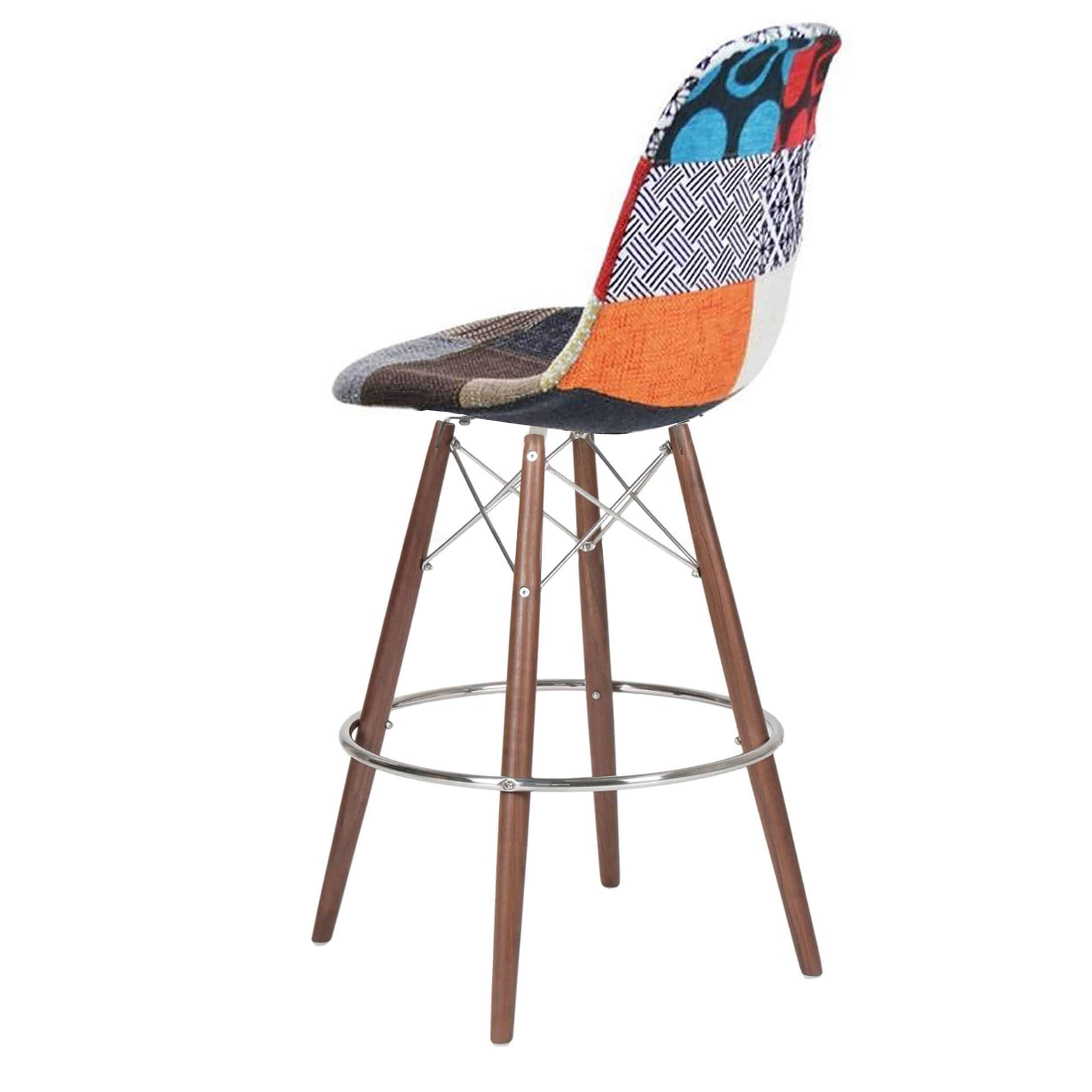 Bar Chair-Fabric- Msb0018F-W -  Bar Stools | كرسي مرتفع - قماش - ebarza Furniture UAE | Shop Modern Furniture in Abu Dhabi & Dubai - مفروشات ايبازرا في الامارات | تسوق اثاث عصري وديكورات مميزة في دبي وابوظبي