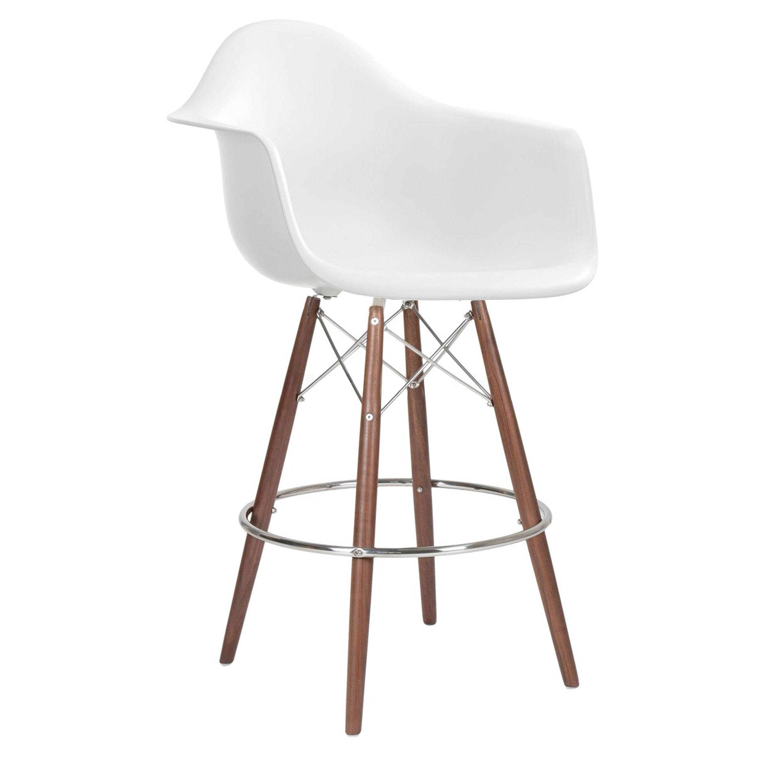 Bar Chair-Plastic Msb0011-W -  Bar Stools | كرسي بلاستيك - ebarza Furniture UAE | Shop Modern Furniture in Abu Dhabi & Dubai - مفروشات ايبازرا في الامارات | تسوق اثاث عصري وديكورات مميزة في دبي وابوظبي