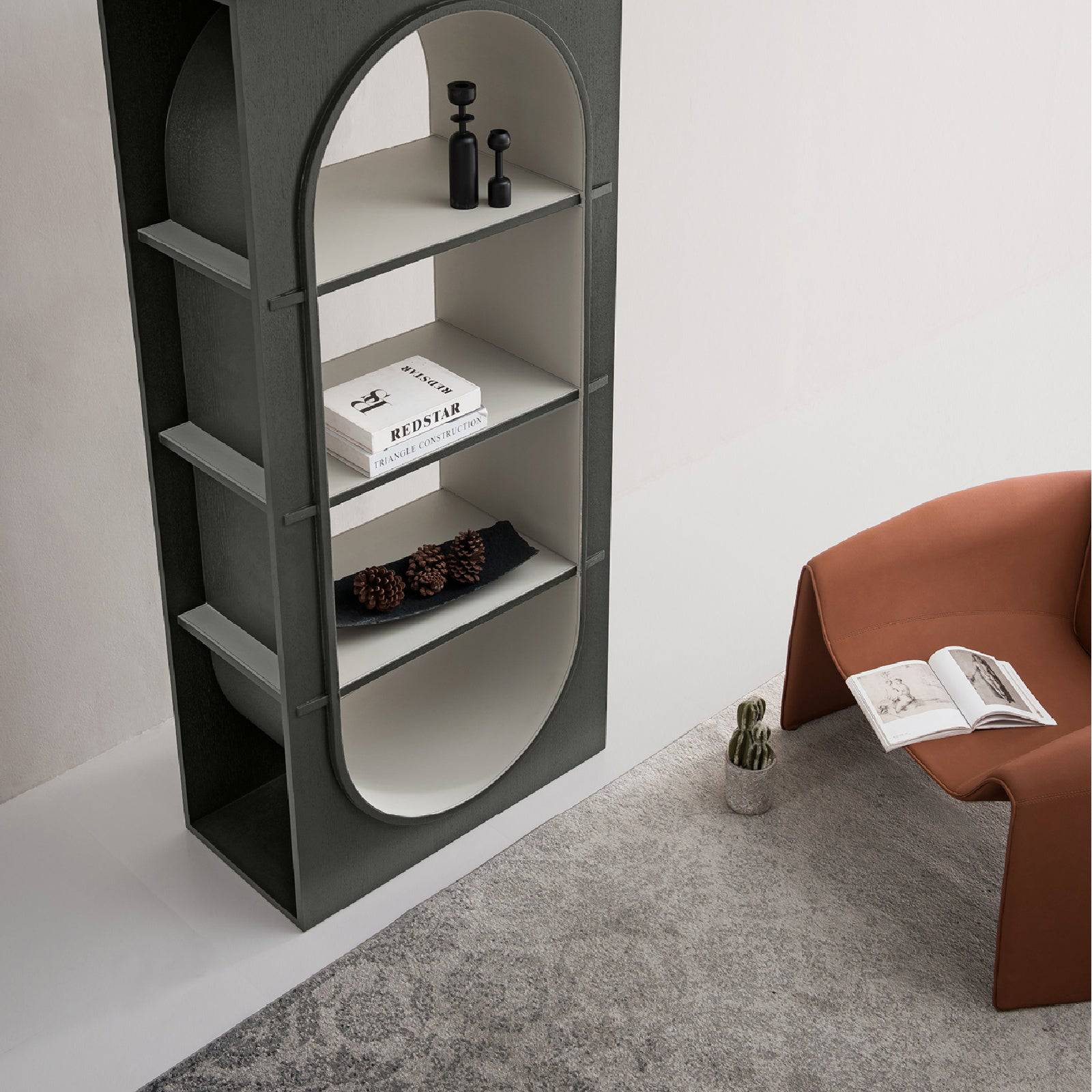 Bari Book Shelf Sc010-W -  Shelves | رف كتب باري - ebarza Furniture UAE | Shop Modern Furniture in Abu Dhabi & Dubai - مفروشات ايبازرا في الامارات | تسوق اثاث عصري وديكورات مميزة في دبي وابوظبي
