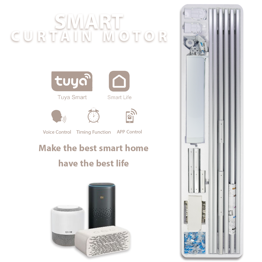 Battery Powered(Smart Curtain Kit) Wave Curtain Motor Battery Powered TB46D-Wave -  Curtains Rails - ebarza Furniture UAE | Shop Modern Furniture in Abu Dhabi & Dubai - مفروشات ايبازرا في الامارات | تسوق اثاث عصري وديكورات مميزة في دبي وابوظبي
