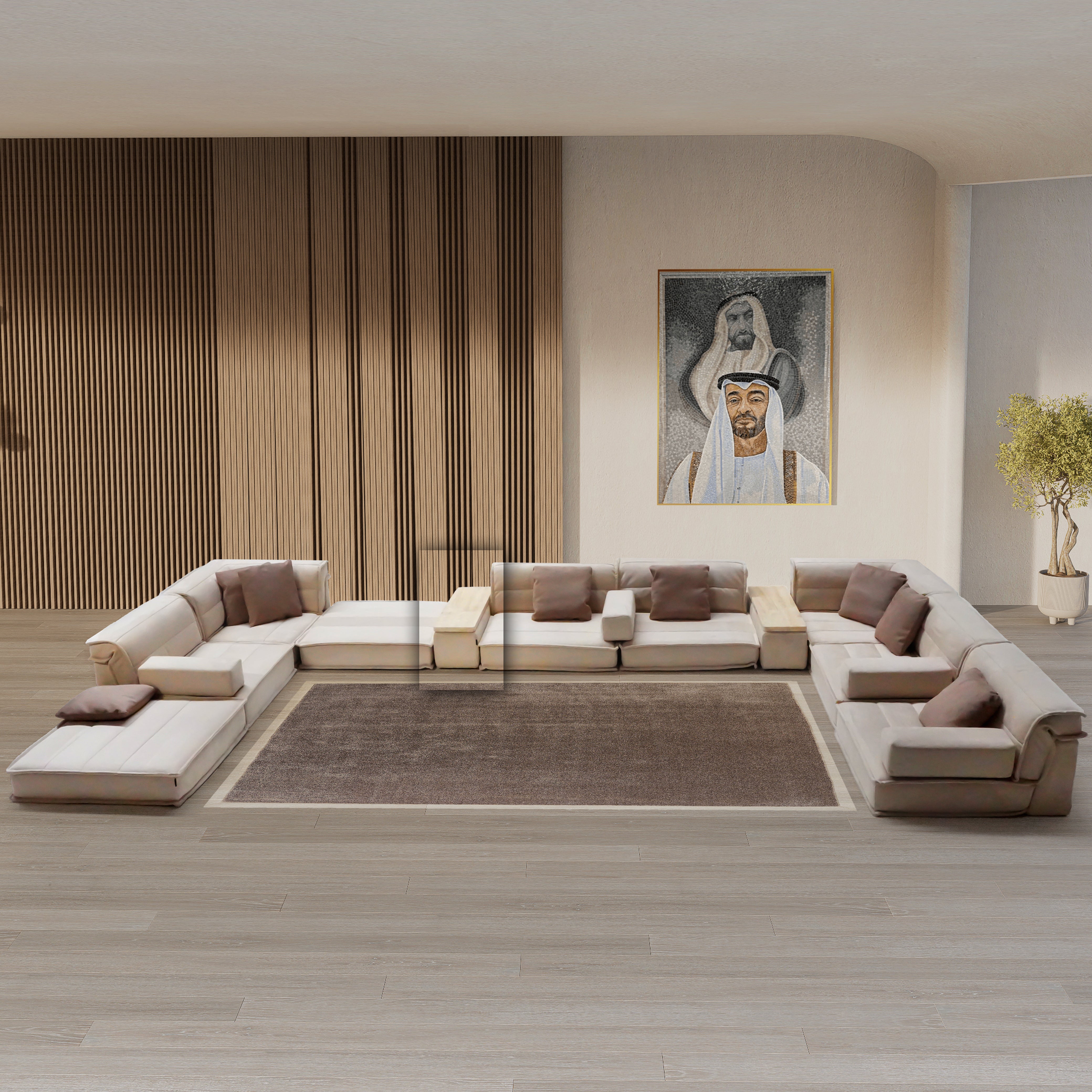 BEACON Baxter side coffee table unit SF081, sleek sofa accent with modern design and wood finish, suitable for living room decor.