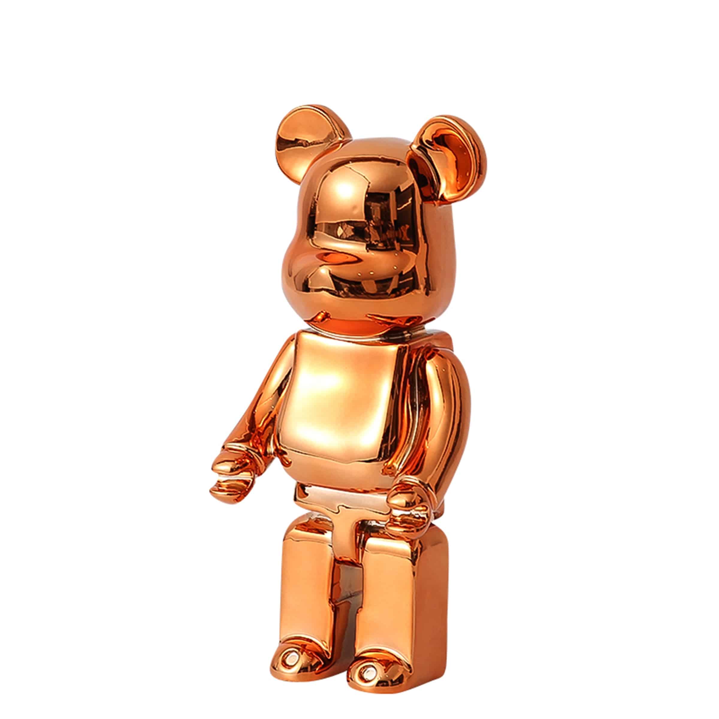 Bear Ornaments Rose Gold Fc-Sz21109E -  Home Decor Figurines | ديكور الدب باللون الذهب الوردي - ebarza Furniture UAE | Shop Modern Furniture in Abu Dhabi & Dubai - مفروشات ايبازرا في الامارات | تسوق اثاث عصري وديكورات مميزة في دبي وابوظبي