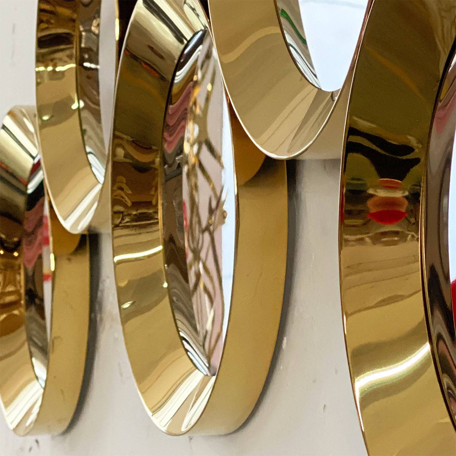 Display Item - Beehive Handcrafted Stainless Steel Artwork Bg2020010-G Nakheel -  USED ITEM | قطعة من المعرض - خلية النحل عمل فني مصنوع يدويًا من الفولاذ المقاوم للصدأ - ebarza Furniture UAE | Shop Modern Furniture in Abu Dhabi & Dubai - مفروشات ايبازرا في الامارات | تسوق اثاث عصري وديكورات مميزة في دبي وابوظبي
