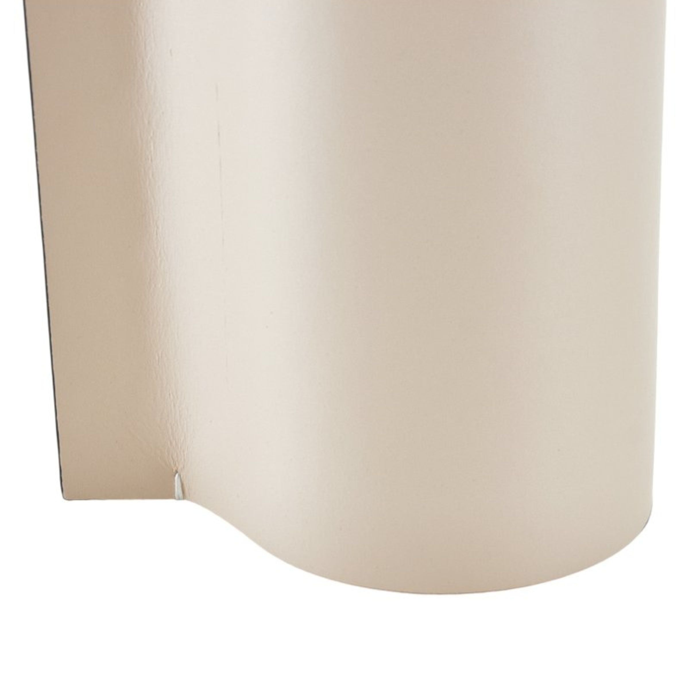 Beige flower vase by Beacon, large ceramic vase with floral design, perfect for home decor or floral arrangements.