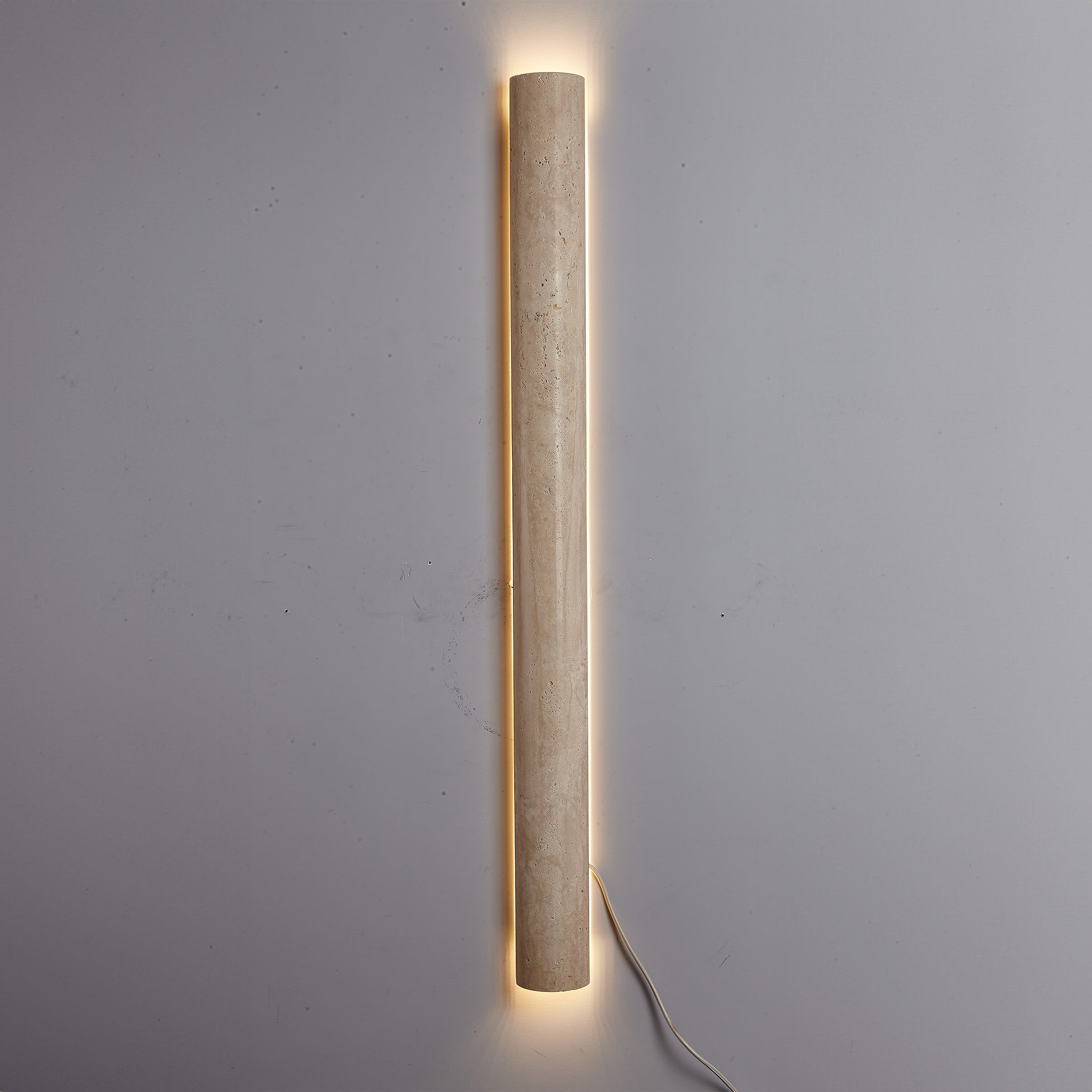 Beige Natural Travertine Marble  Wall Lamp 60008-4W -  Wall Lamps - ebarza Furniture UAE | Shop Modern Furniture in Abu Dhabi & Dubai - مفروشات ايبازرا في الامارات | تسوق اثاث عصري وديكورات مميزة في دبي وابوظبي