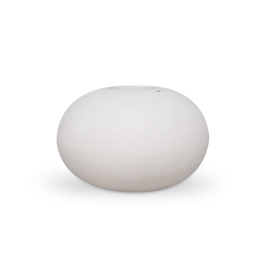 Beige BEACON 100cm planter box XK-4083A for outdoor garden, made of durable material, perfect for planting flowers or small shrubs.